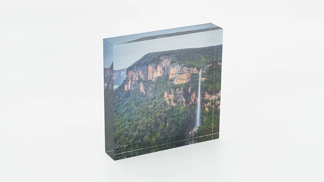 Blue Mountains acrylic block collection. Australian Artwork.