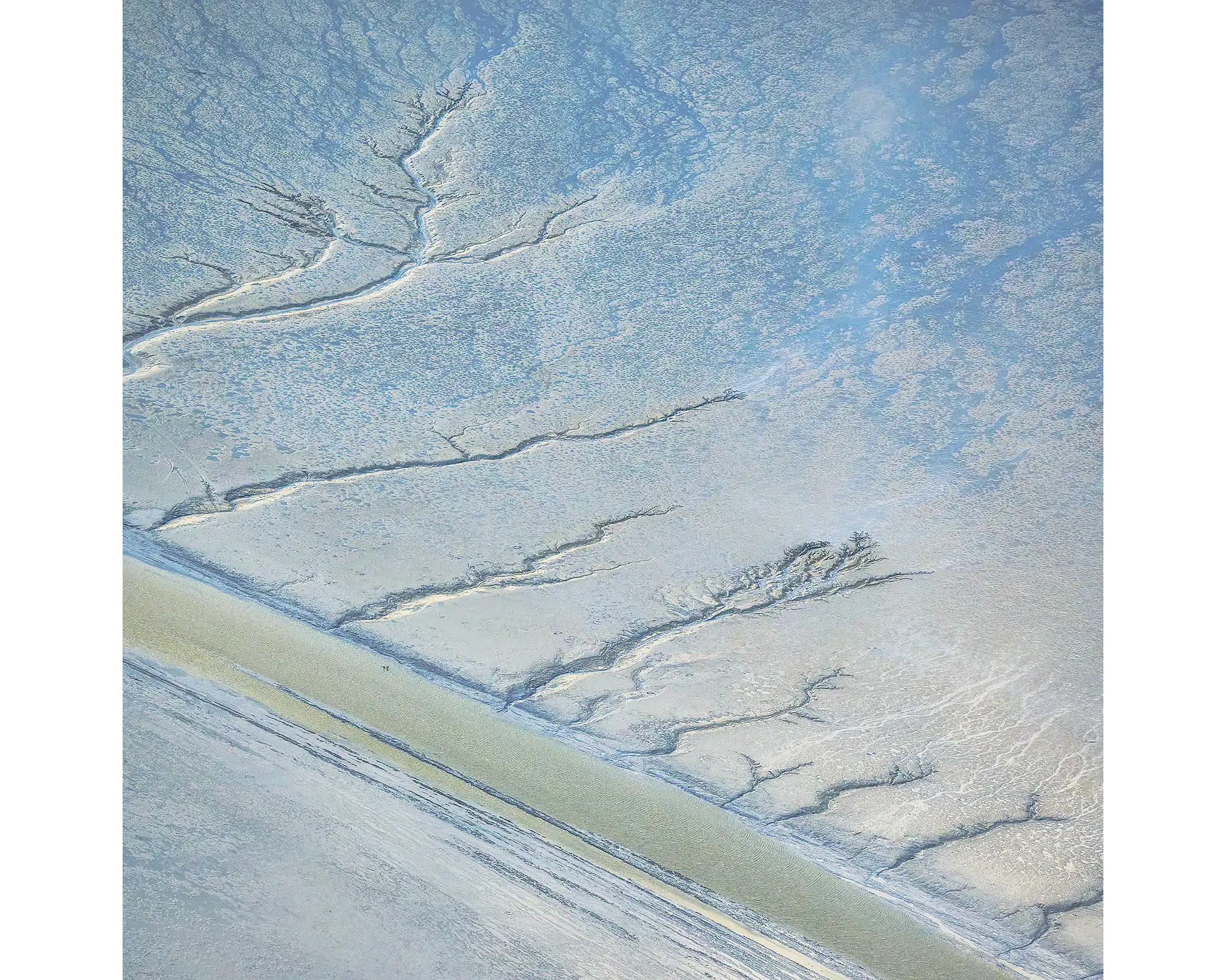 Tidal patterns in Crab Creek, the Kimberley, WA. 