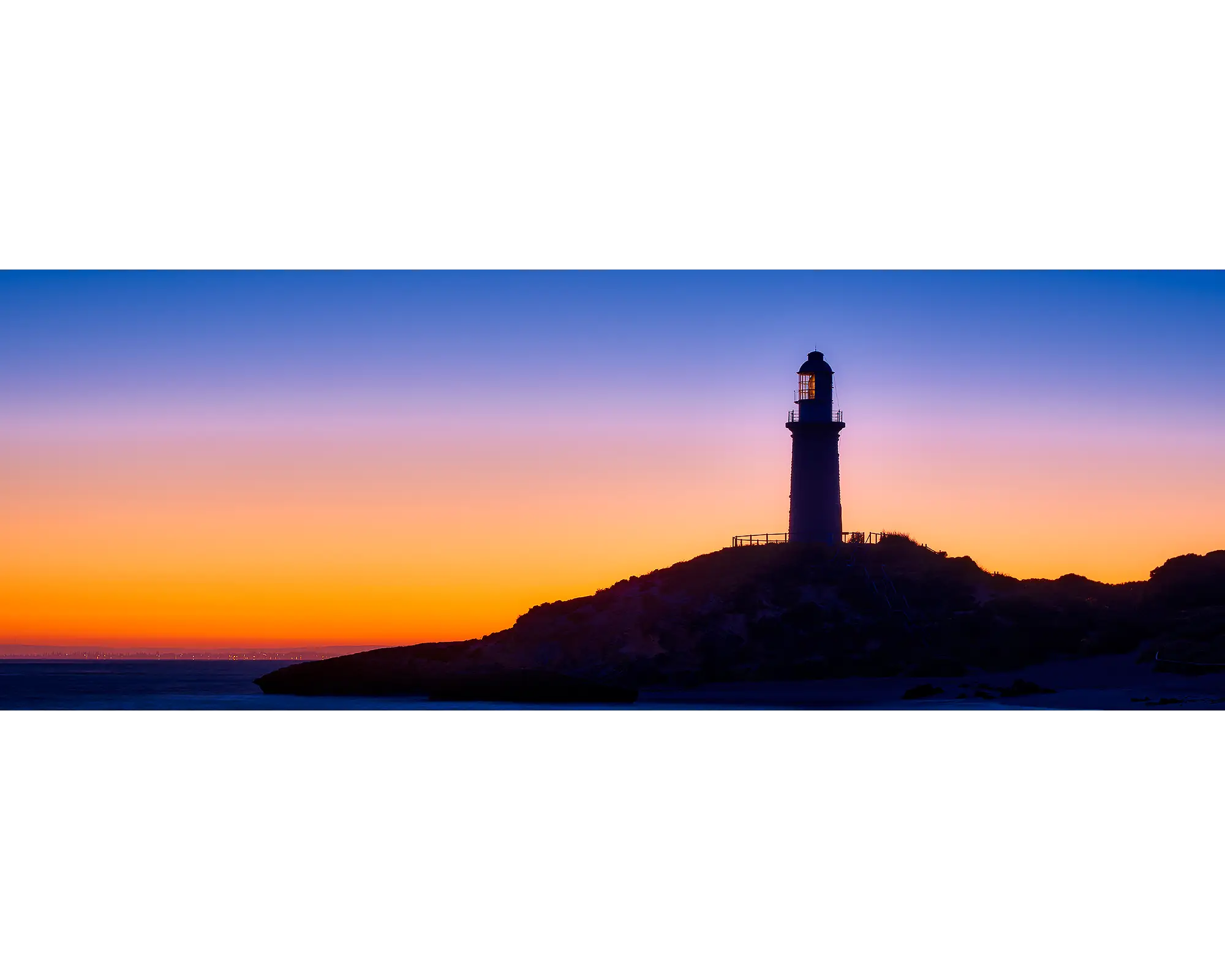 Sunrise at Bathurst Lighthouse, Rottnest Island, WA. 