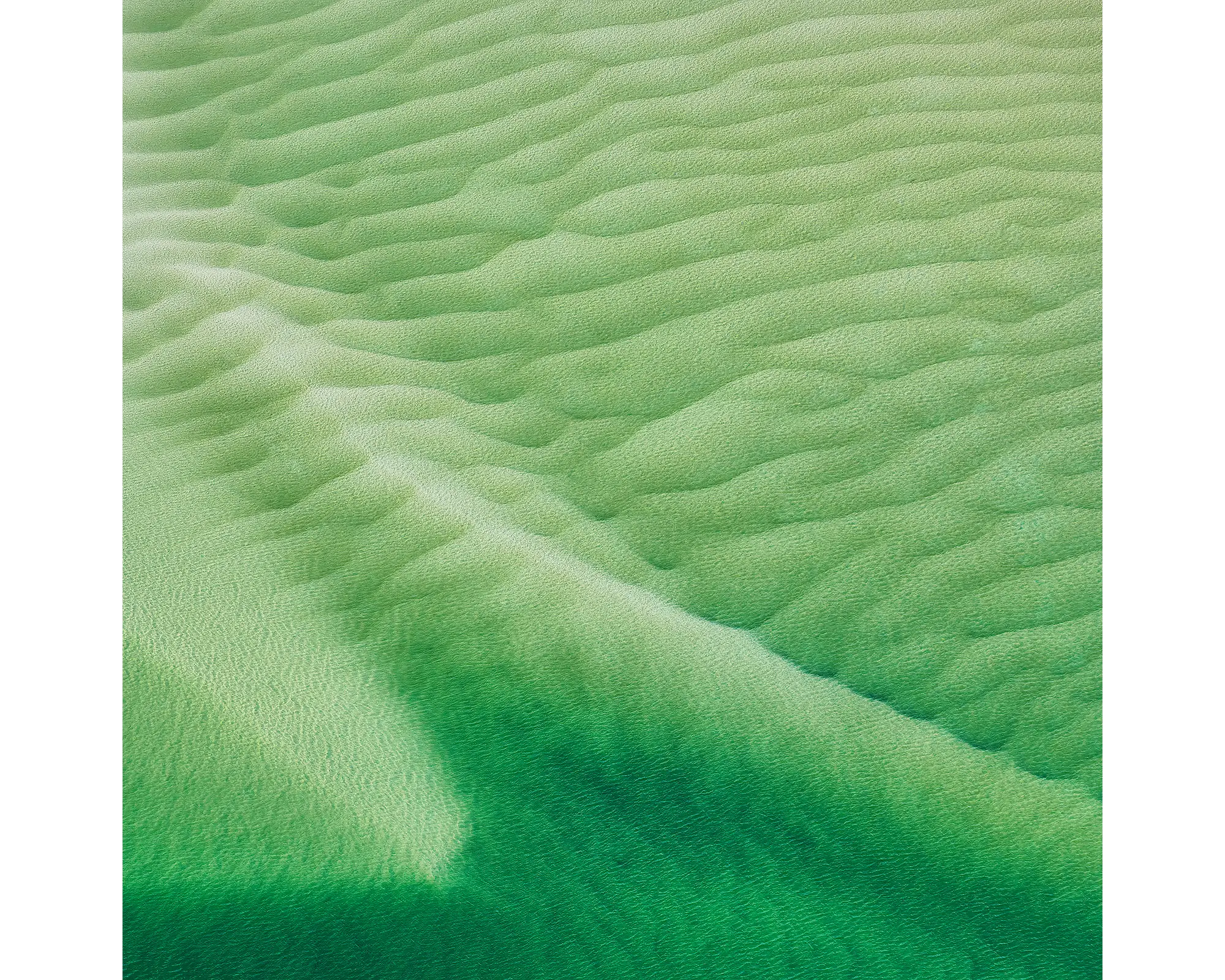 Shallows - aerial view of Hill Inlet, Whitsunday Island, Queensland, Australia.