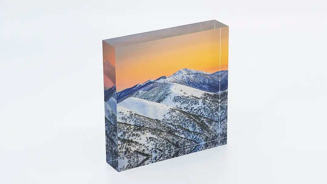 Snow Gums acrylic block collection. Australian Artwork.