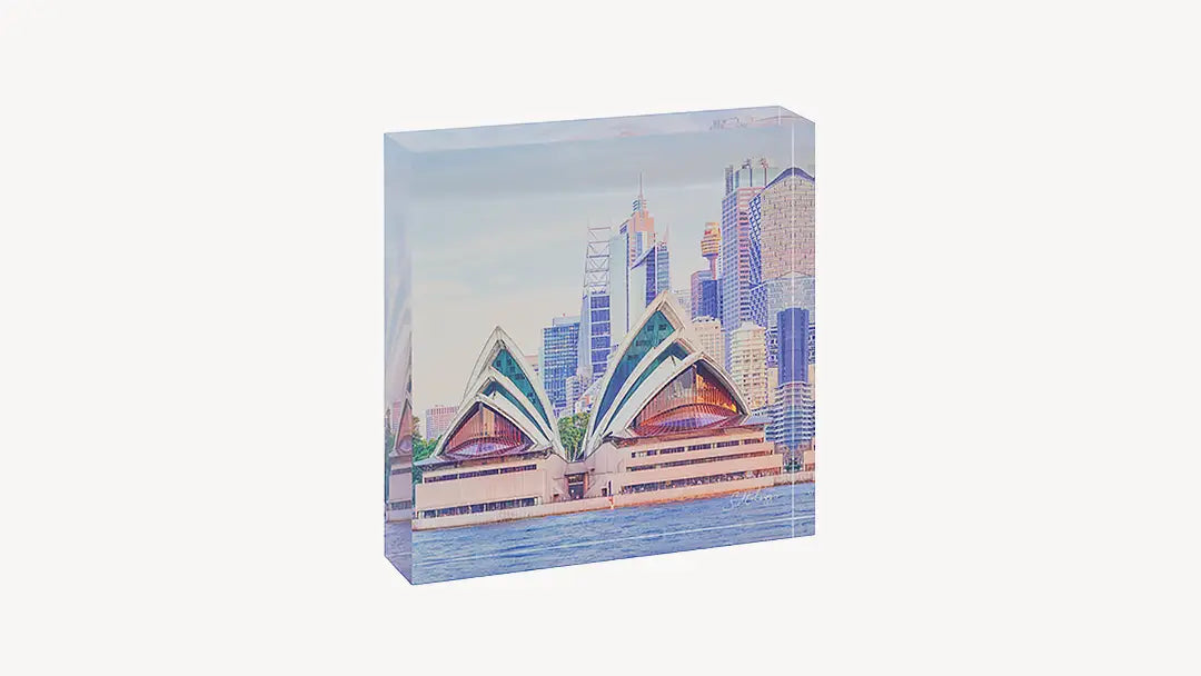Sydney acrylic block collection. Australian Artwork.