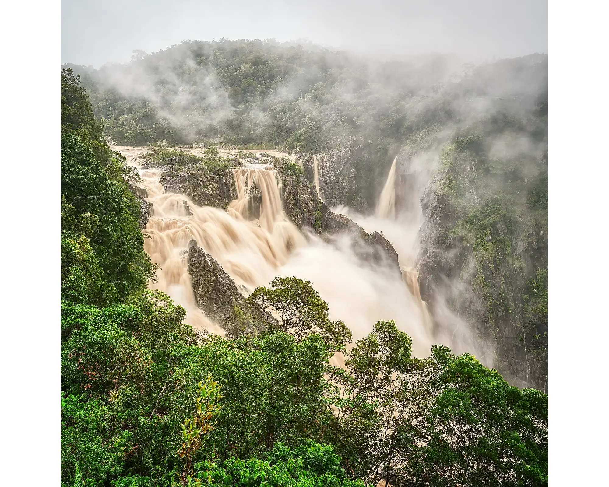Barron Falls after rain, Barron Gorge National Park, Queensland.