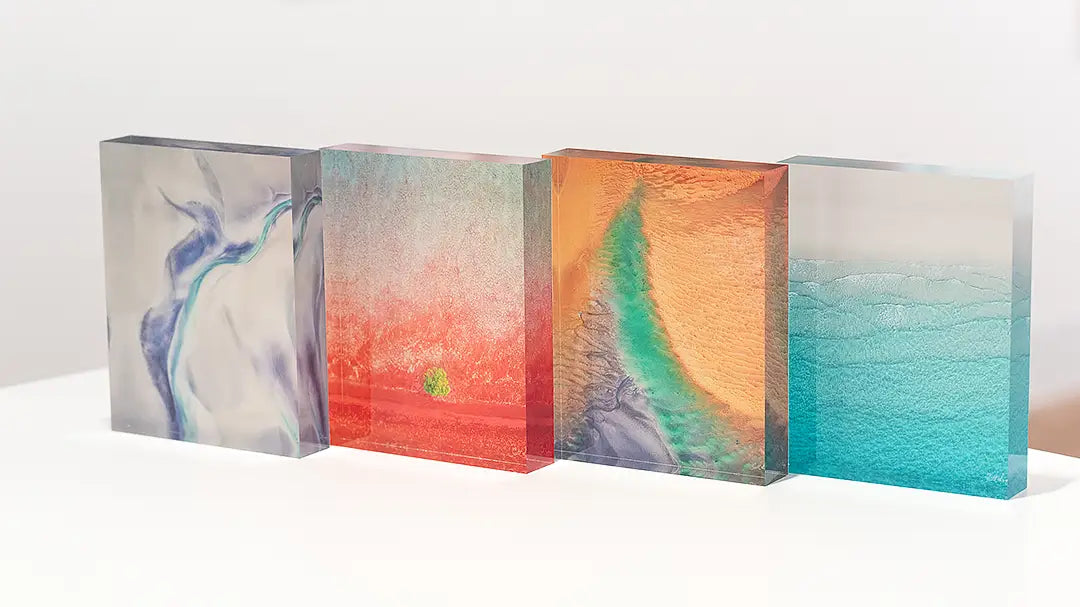 Acrylic Blocks.