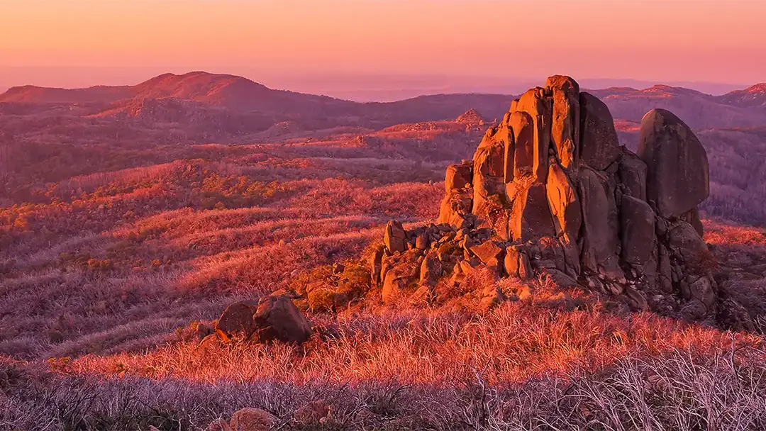 Sunset acrylic block collection.