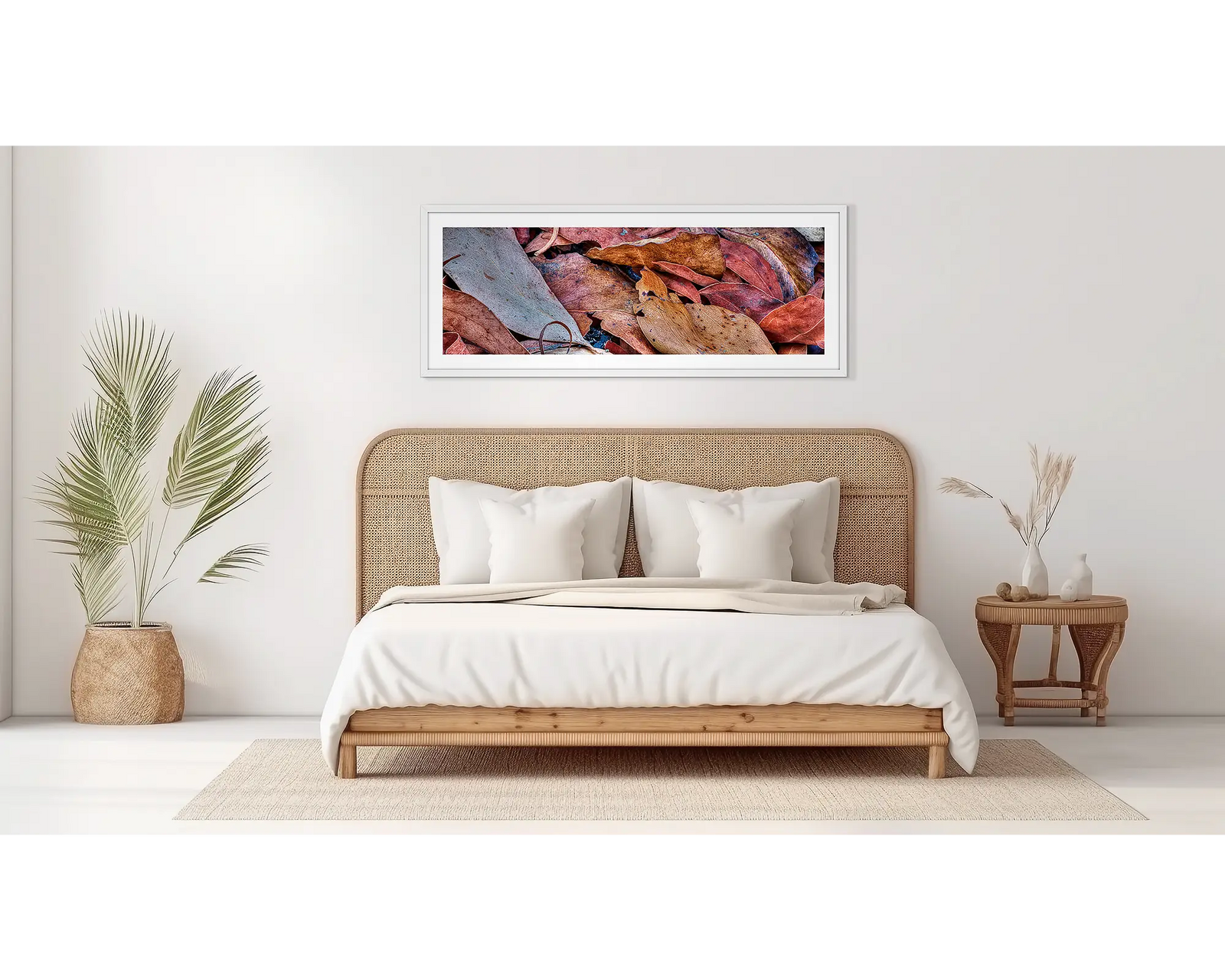 After the Fires. Gum leaves, abstract.