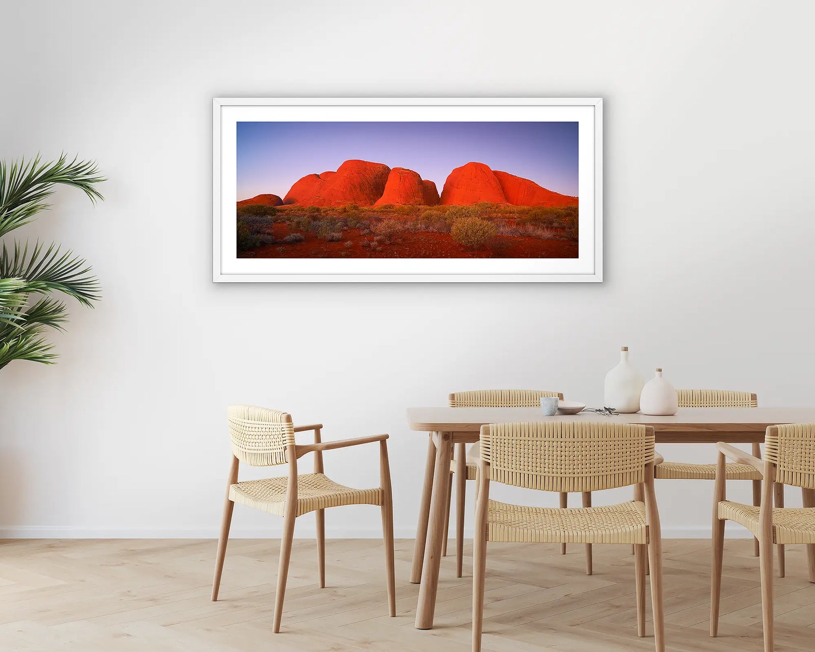 Ancient Land. Sunset at Kata Juta, central Australia, Northern Territory, Australia. 
