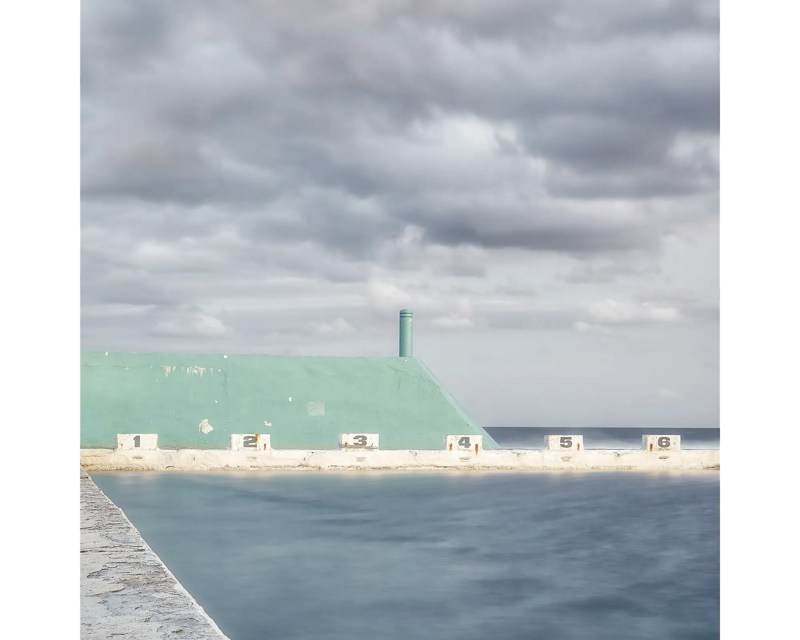 Clouds over Newcastle Ocean Baths.