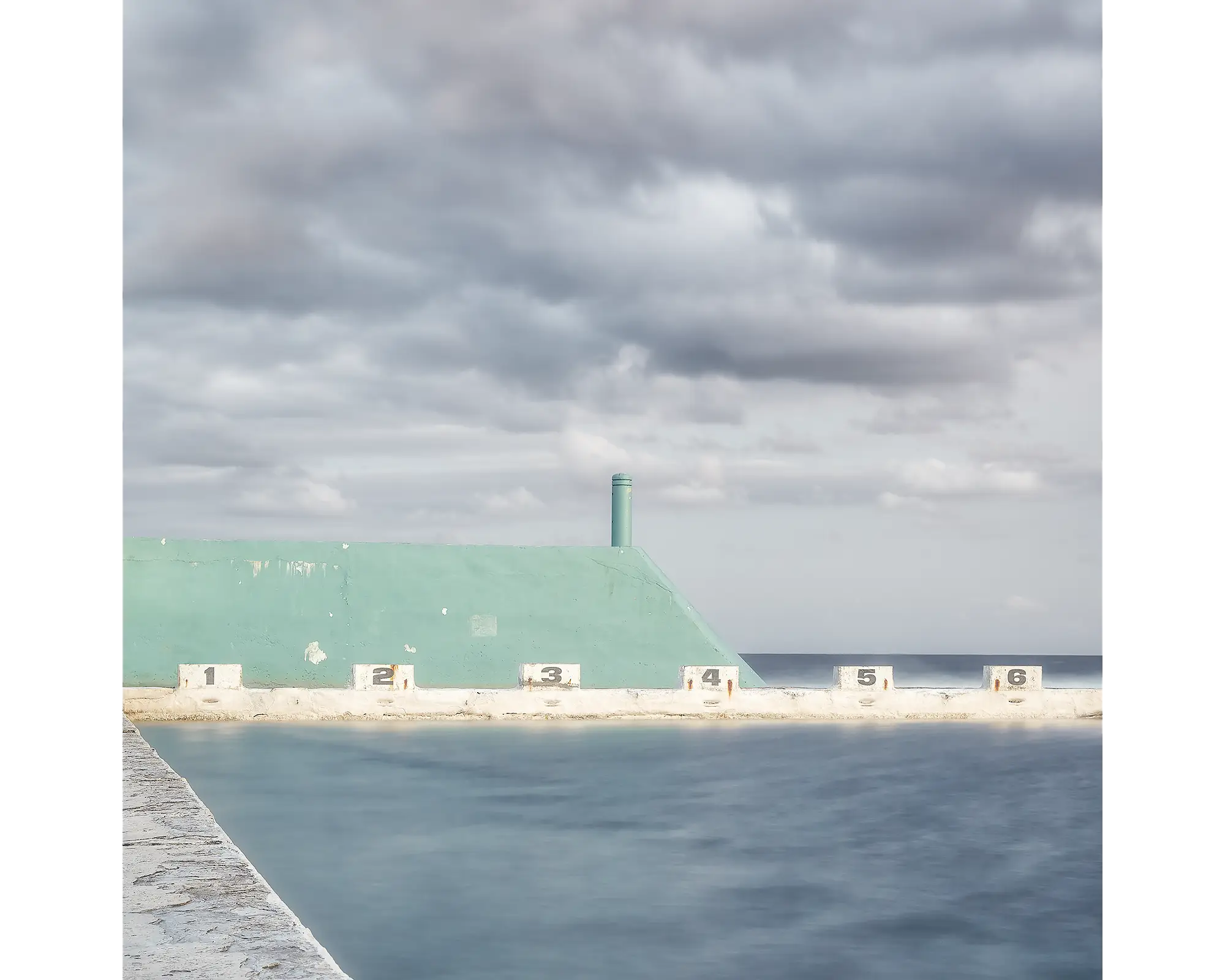 Clouds over Newcastle Ocean Baths.