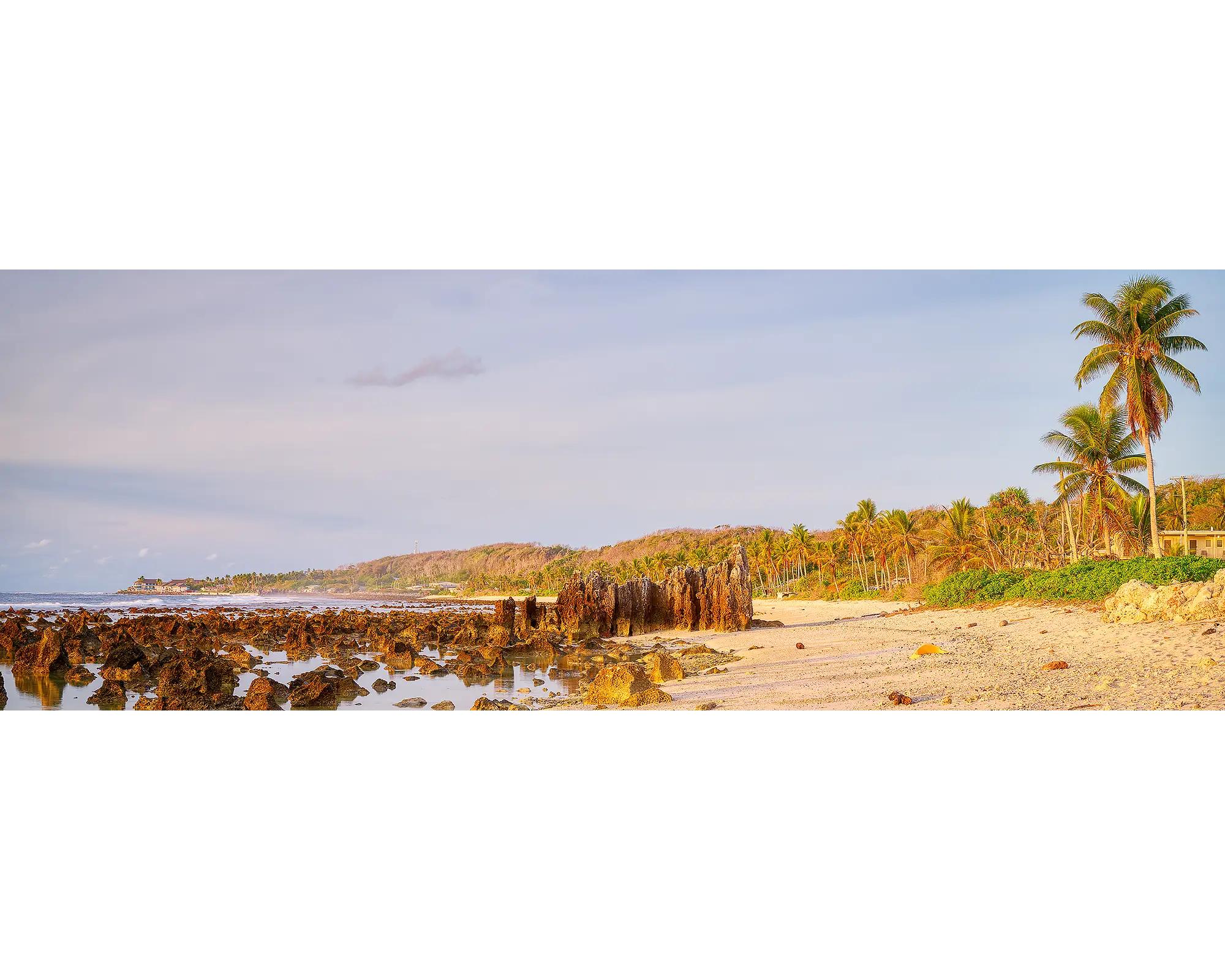 Anibare Rise. Sunrise over Anibare Beach, Nauru.