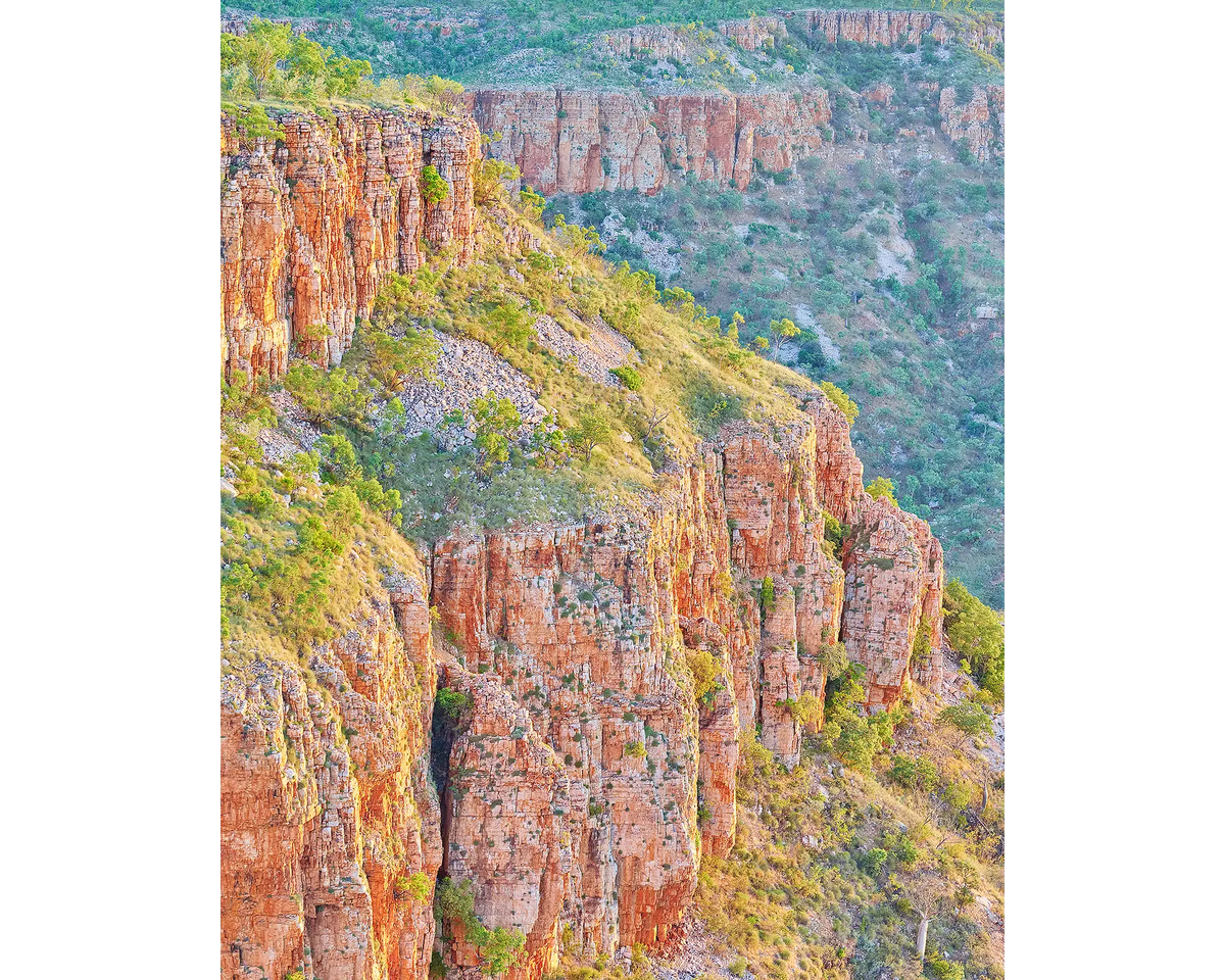 Cliff face of Cockburn Range, The Kimberley, Western Australia.