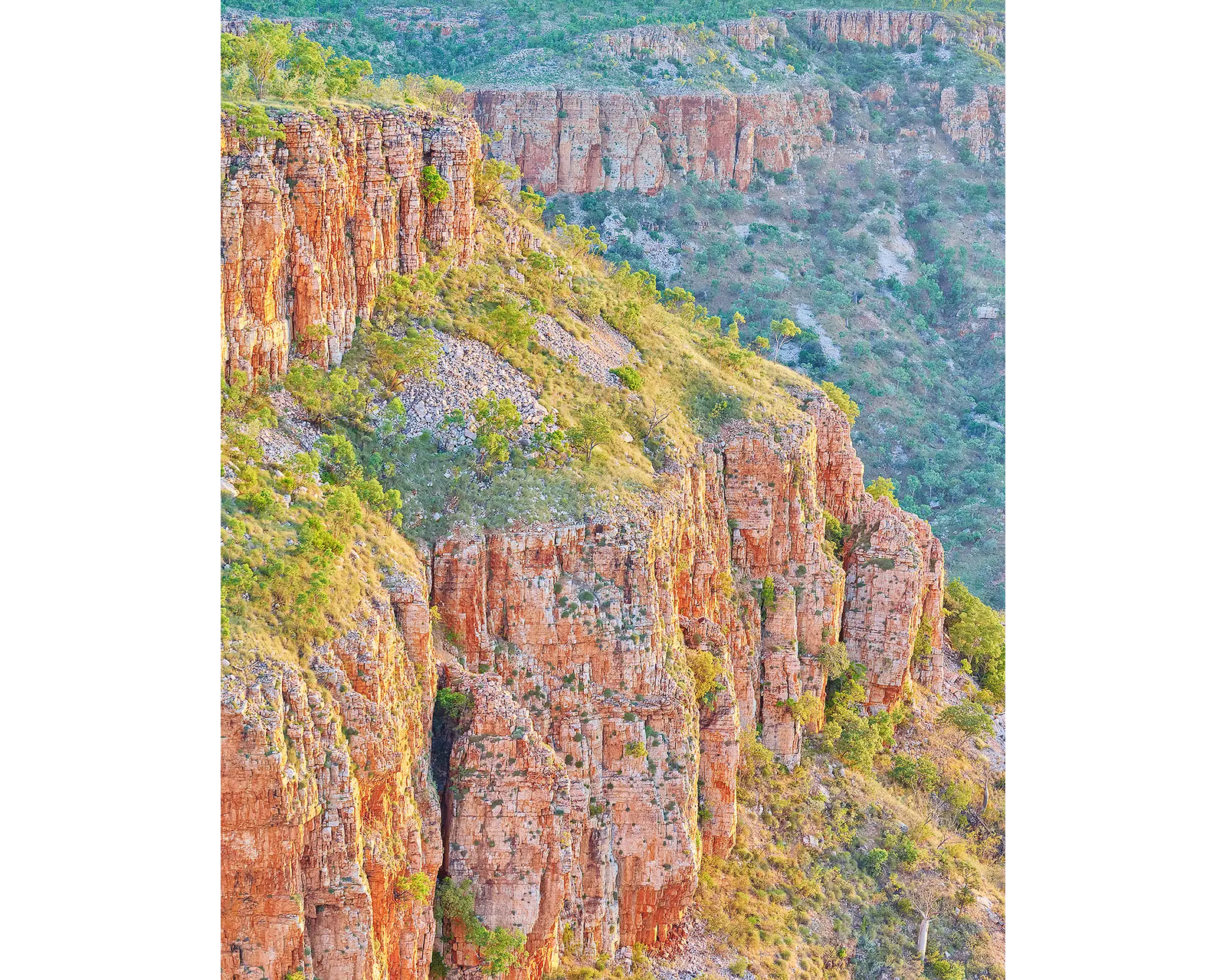 Ascension. Cliff face of Cockburn Ranges, The Kimberley, Western Australia.