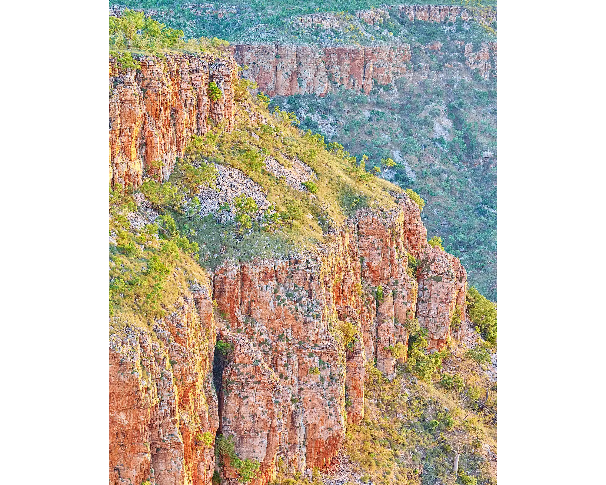 Cliff face of Cockburn Range, The Kimberley, Western Australia.