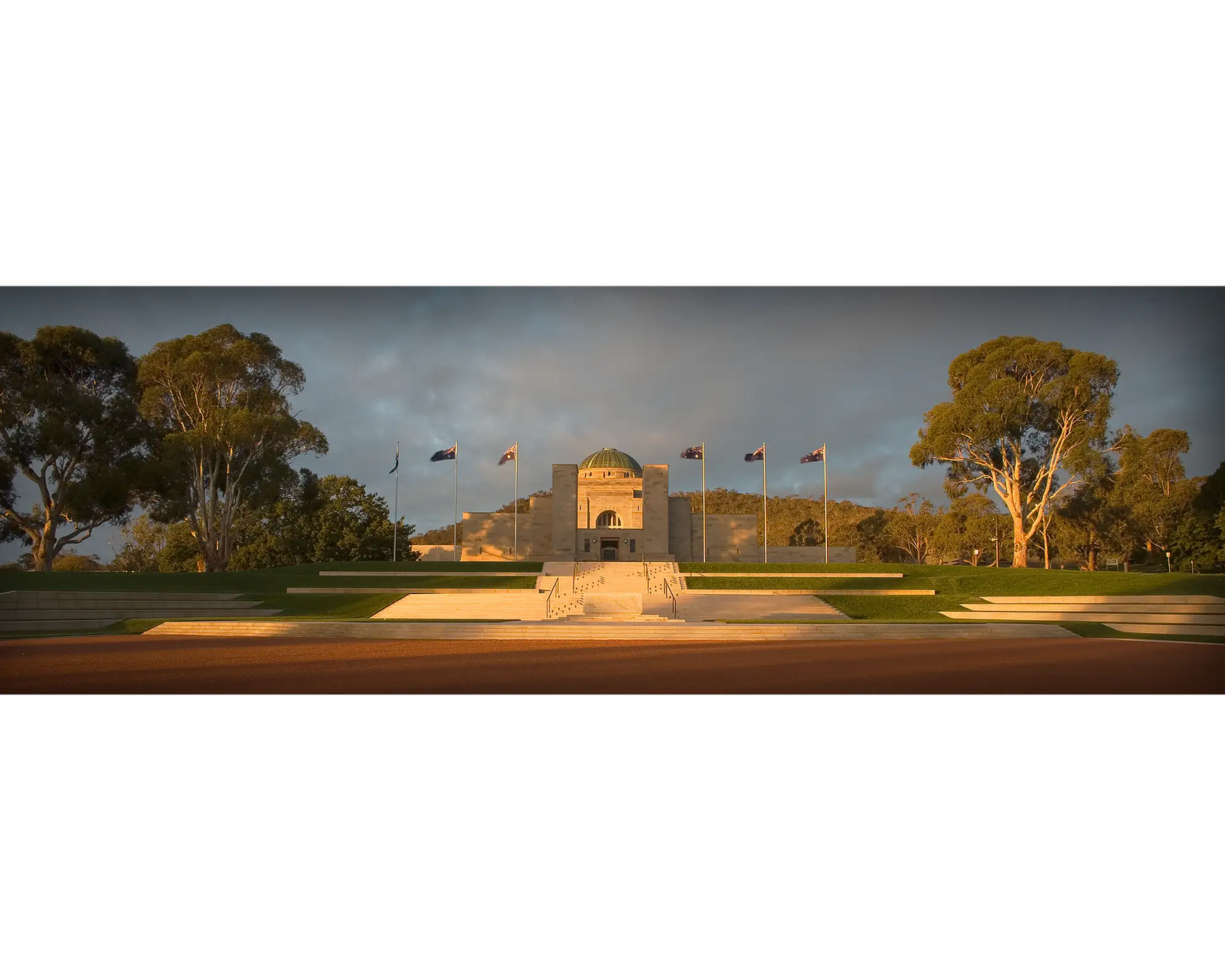 Australian War Memorial. Sunset at the Australian War Memorial, Canberra.