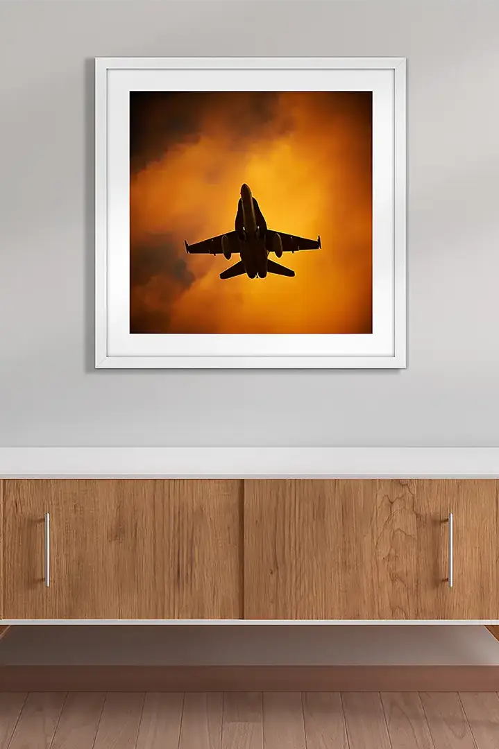 Aviation wall art print collection.