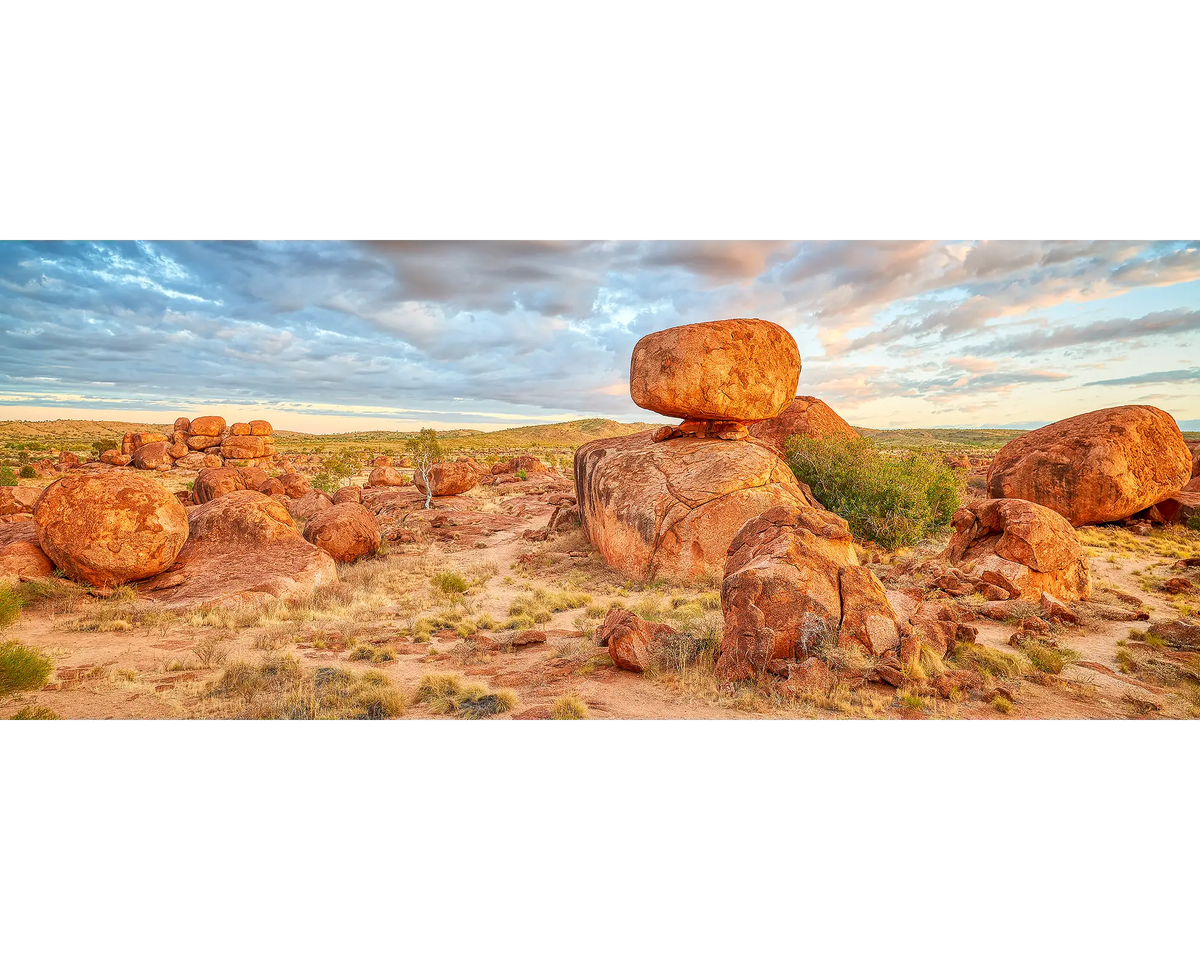 Balanced - Rock Devils Marbles, Northern Territory, Australia.