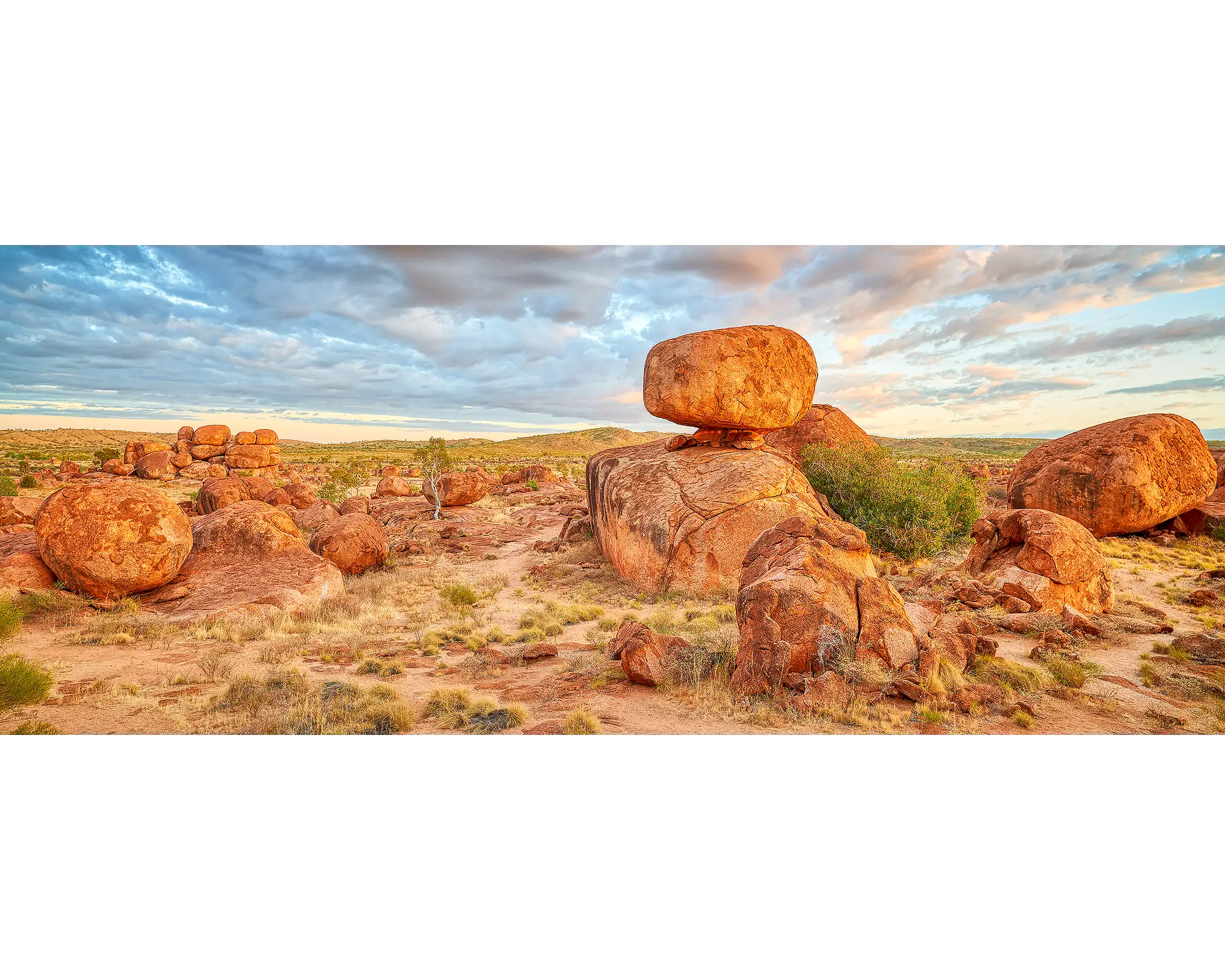 Balanced - Rock Devils Marbles, Northern Territory, Australia.