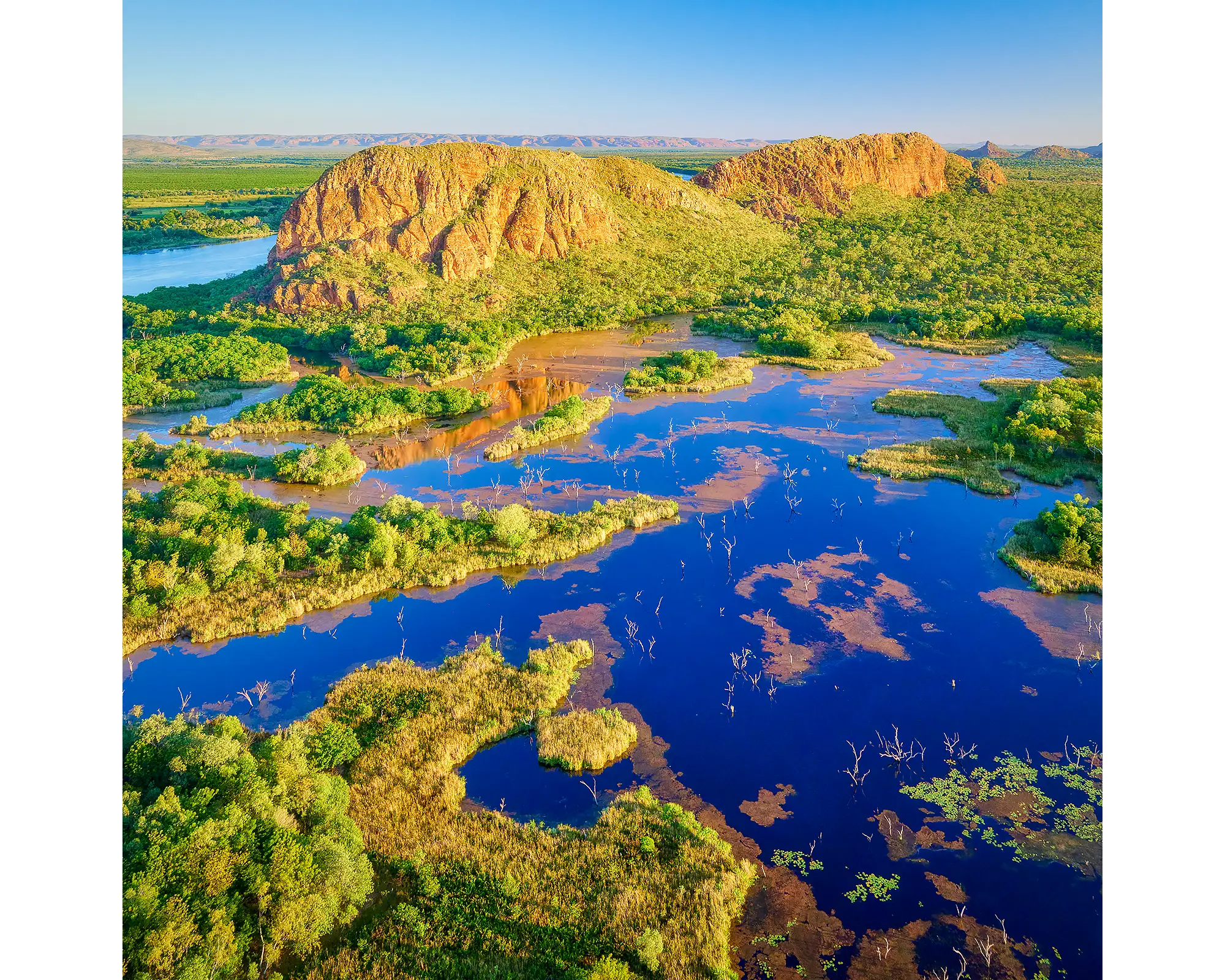 Sunrise over Elephant Rock, Kununnurra, The Kimberley.