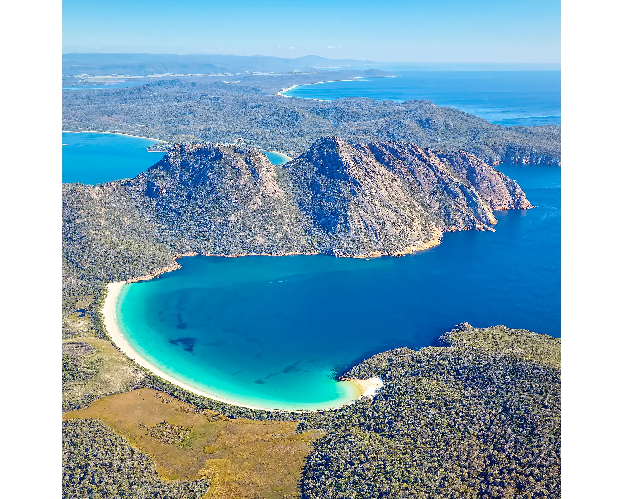 Blue Beauty. Wineglass Bay, Frecyinet National Park.