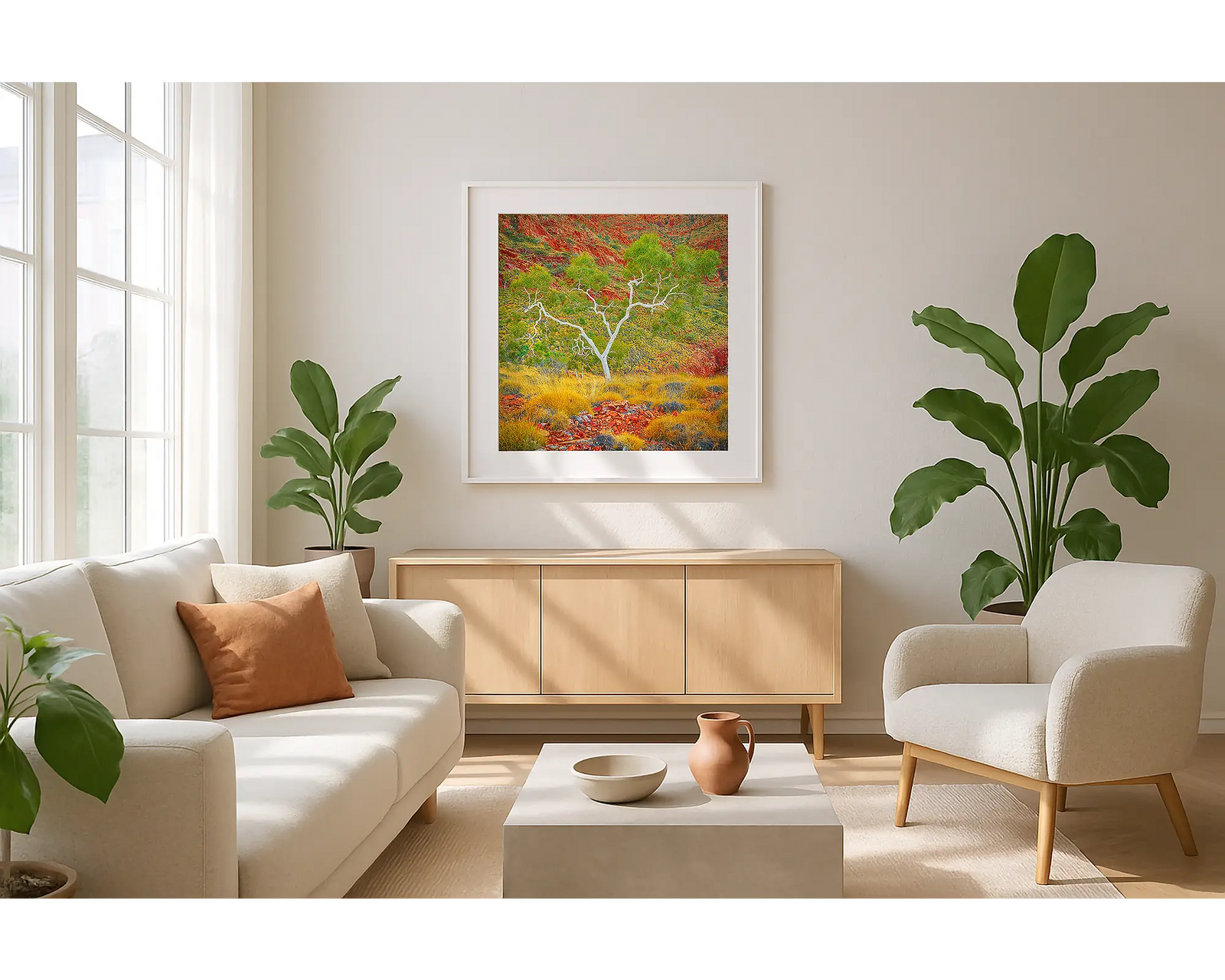 Branches of Life. Ghost gum, Tjoritja, West MacDonnell Ranges, Northern Territory, Australia.
