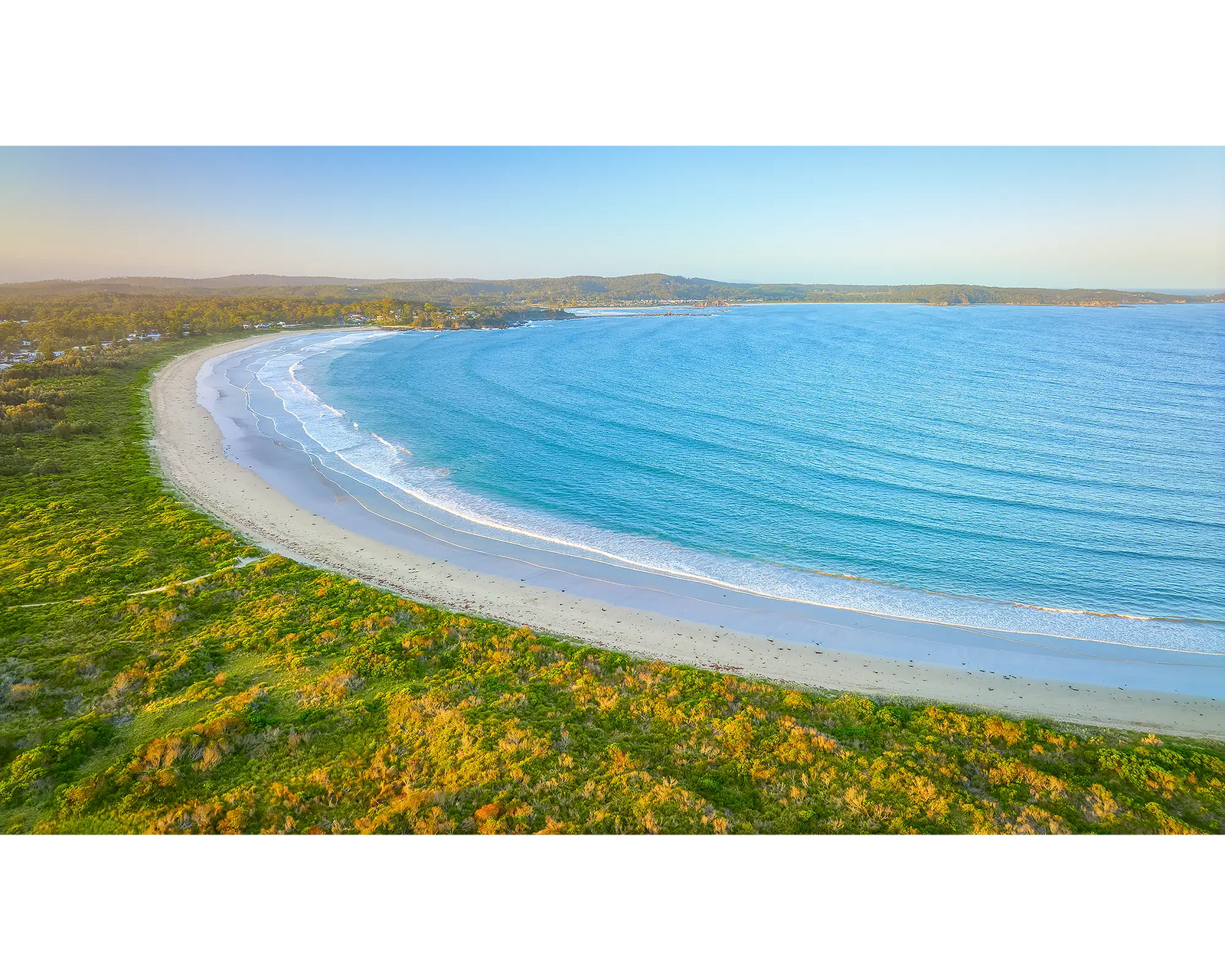 Broulee Blues. Broulee Beach at sunset, South Coast, New South Wales.
