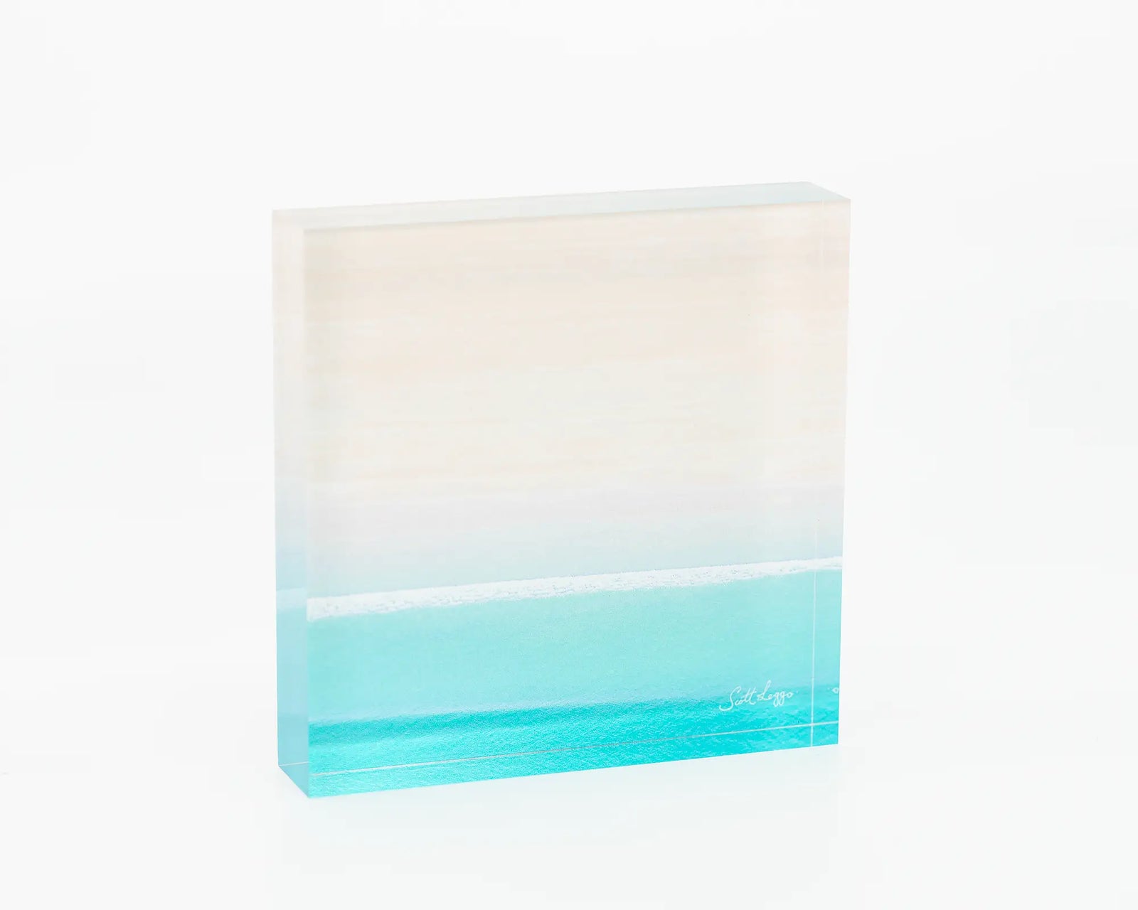 Cable Calm - Acrylic Block - Broome, The Kimberley, coastal artwork.