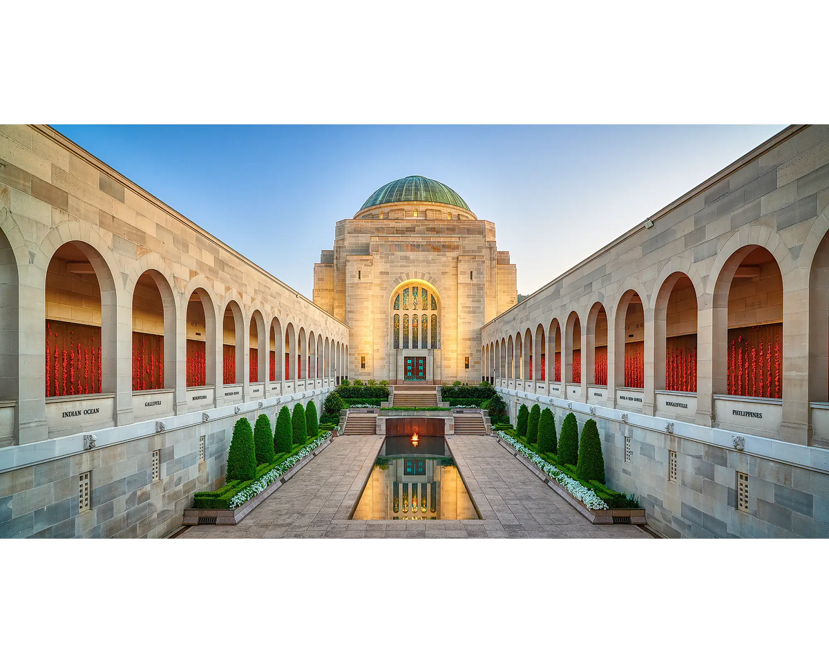 Calm Contemplation - Pool Of Reflection and Roll OF Honour, Australian War Memorial, Canberra