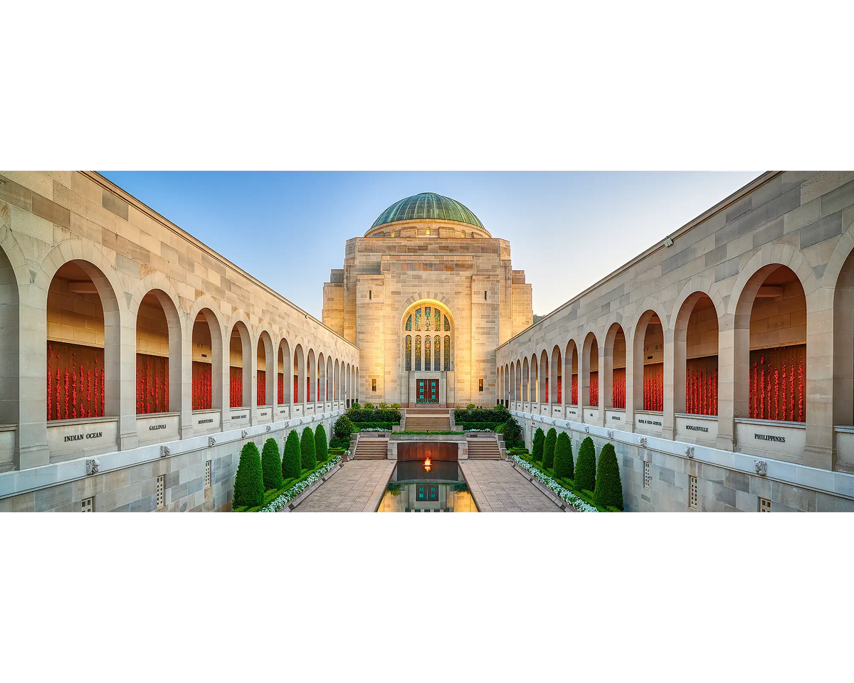 Calm Contemplation  - Pool Of Reflection and Roll Of Honour, Australian War Memorial, Canberra.