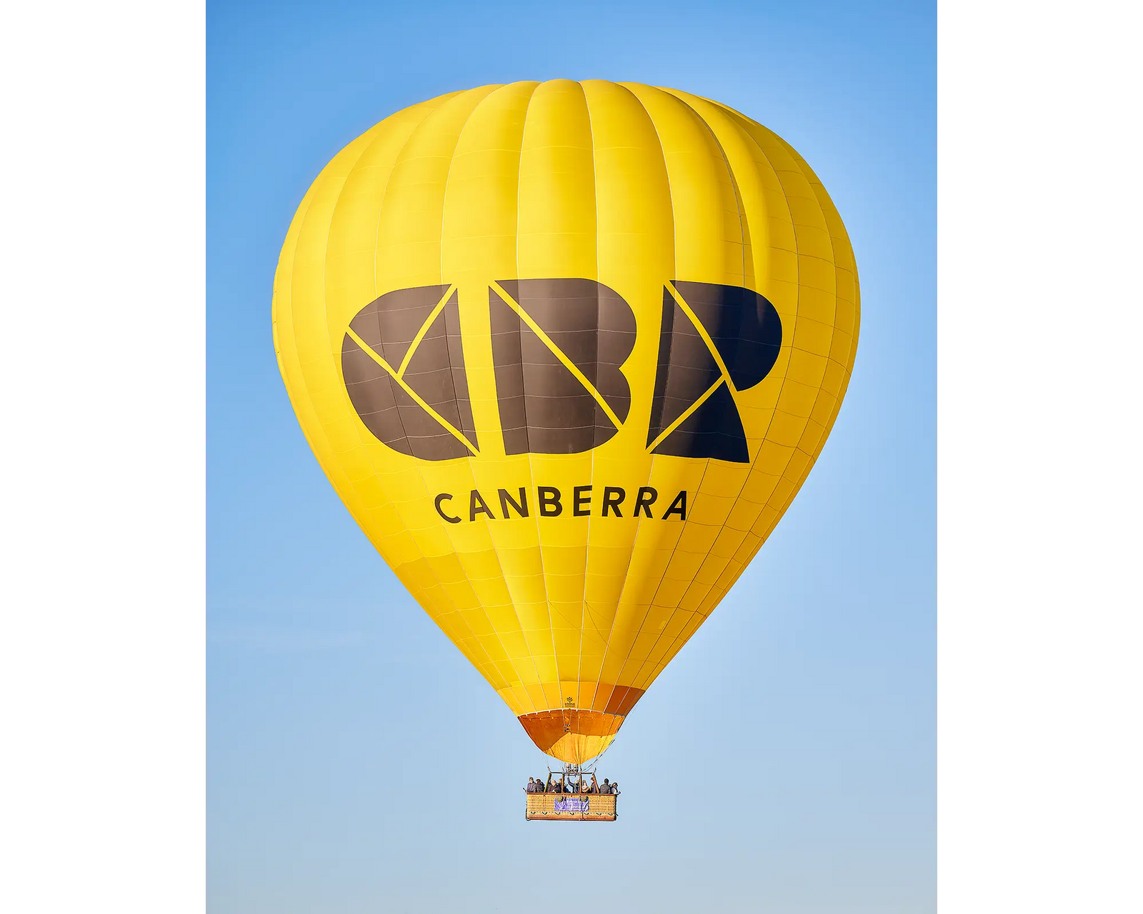 Canberra Bubble. Visit Canberra yellow hot air balloon.