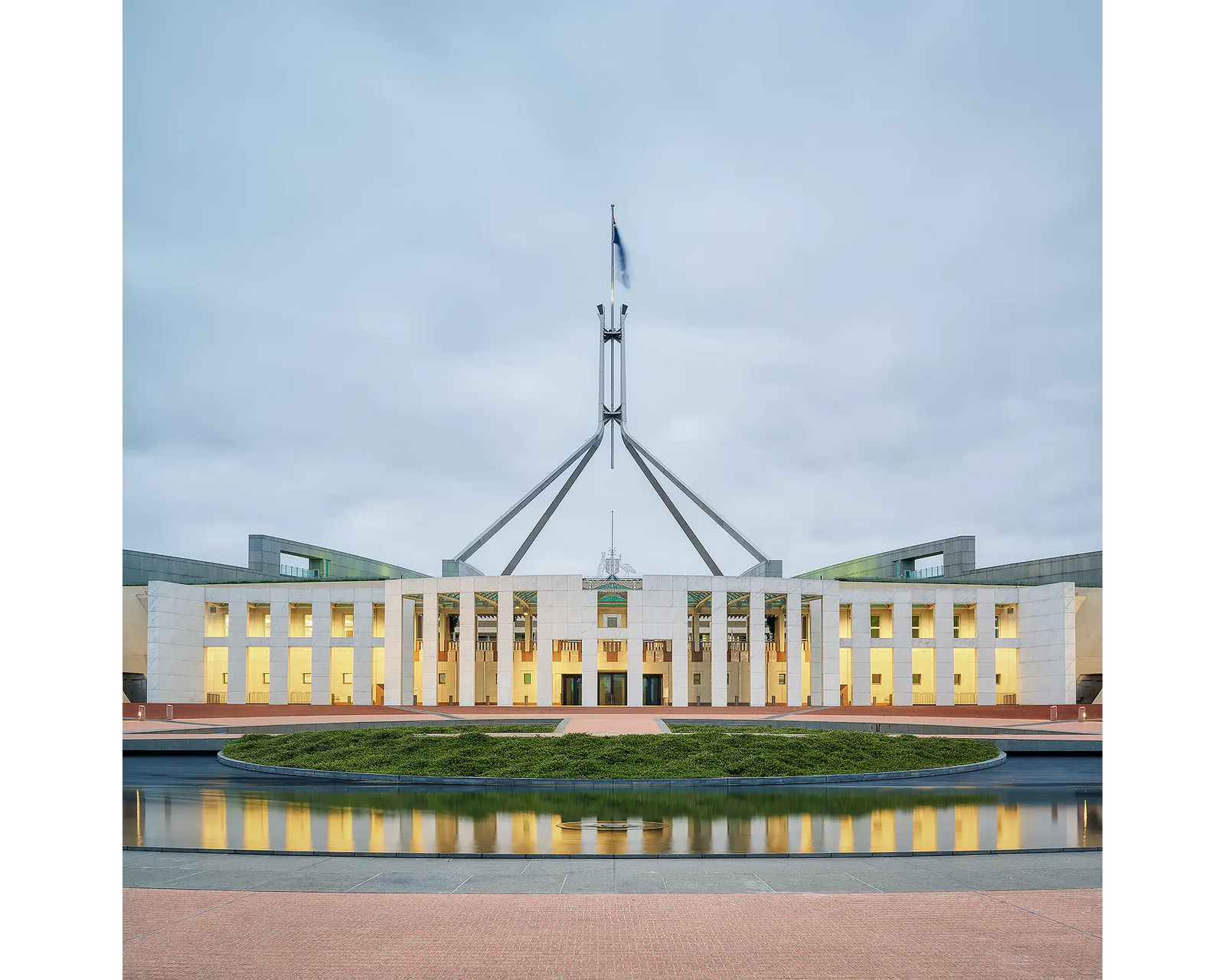 Capital Hill. Australian Parliament House, Canberra.
