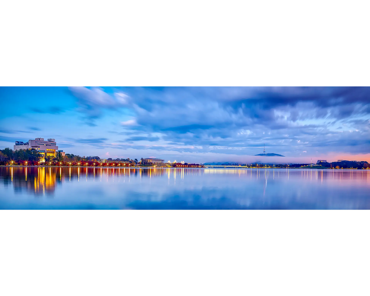 Civic Fog - Lake Burley Griffin, Canberra.