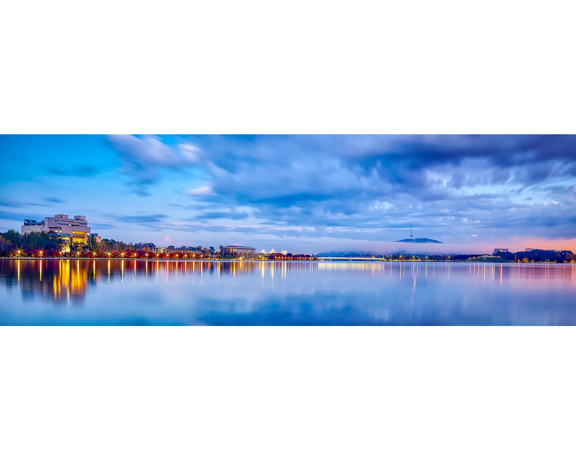 Civic Fog - Lake Burley Griffin, Canberra.