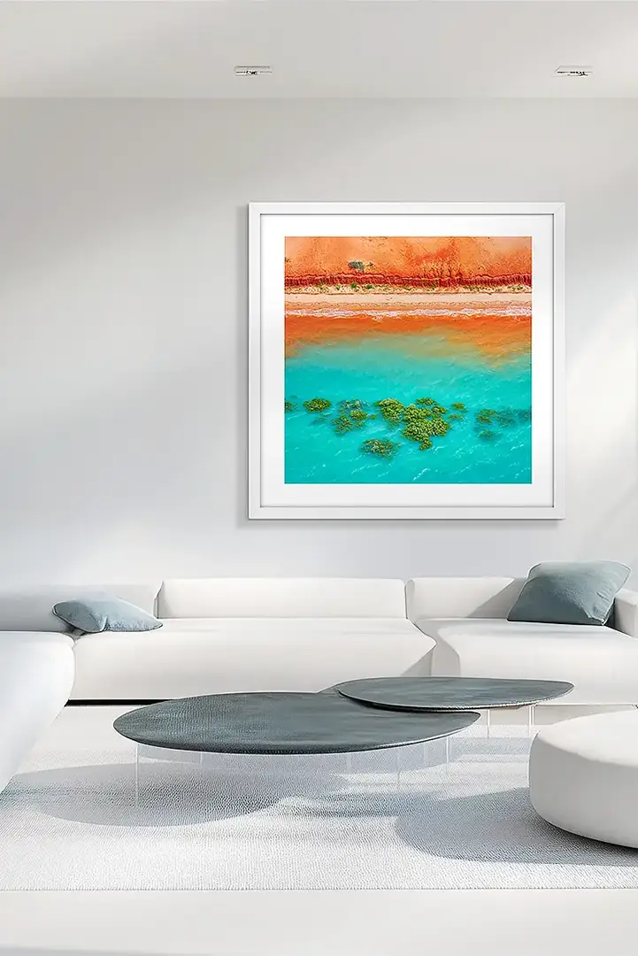Coastal wall art print collection.