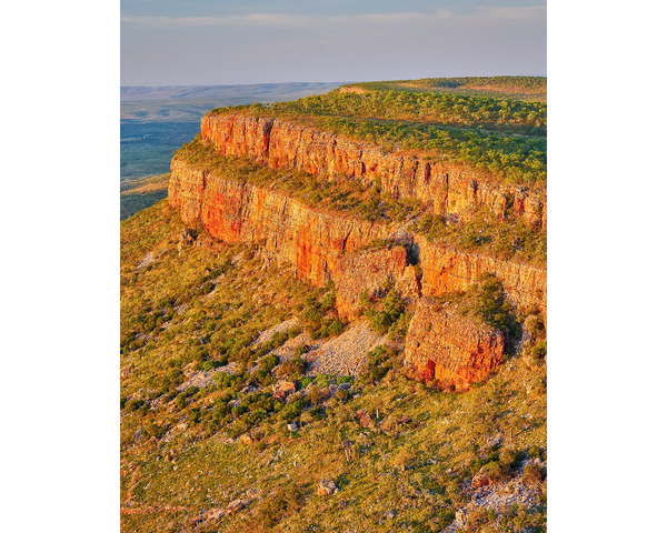 Collapse. Aerial View Of Cockburn Range - The Kimberley. Acrylic Block