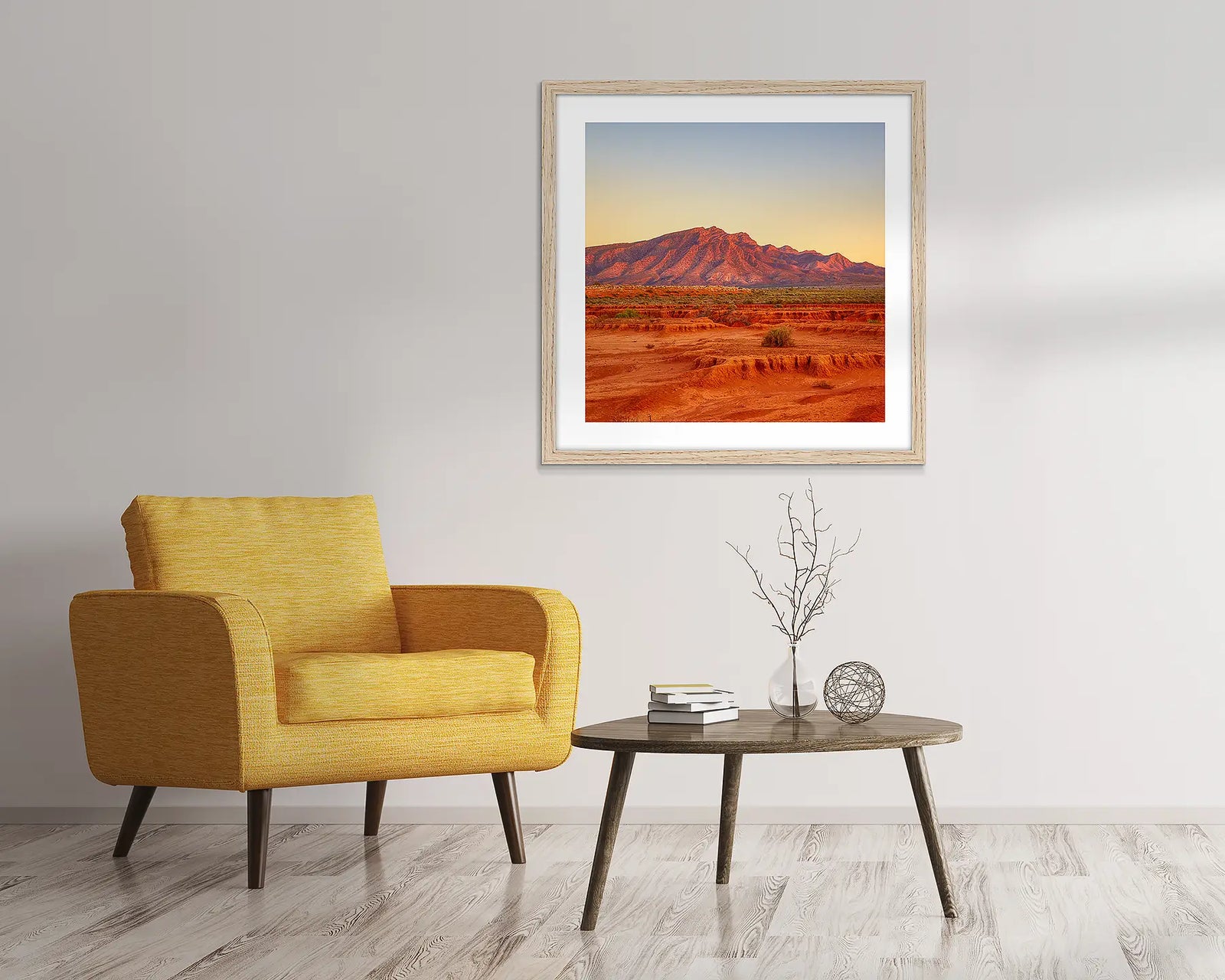 Colours of the Flinders. Sunset over Wilpena Pound, Flinders Ranges, South Australia.