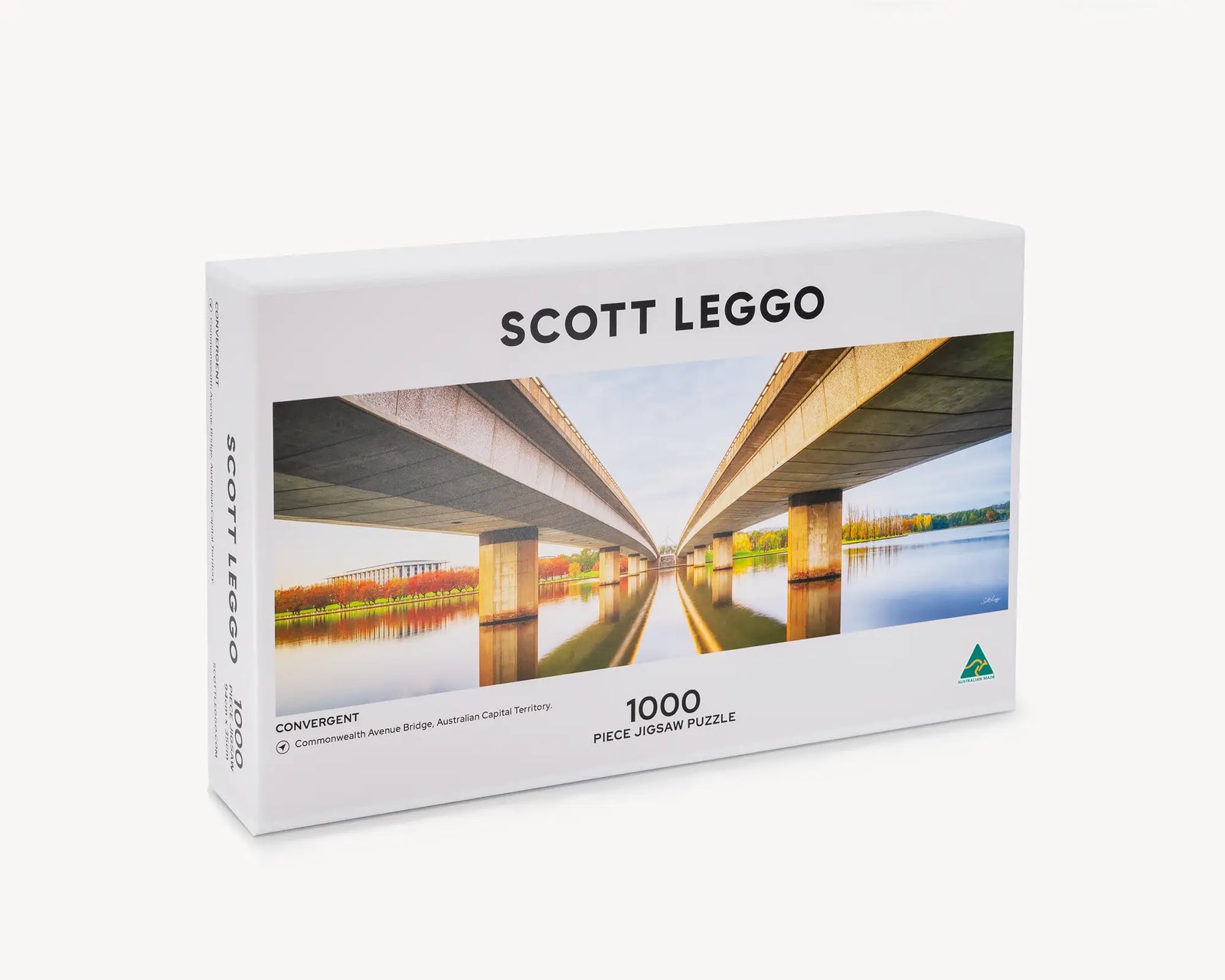 Convergent. 1000 piece Canberra jigsaw puzzle box.