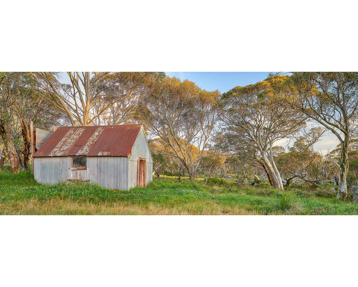 CRB Hut in summer, Dinner Plain, Victorian High Country.