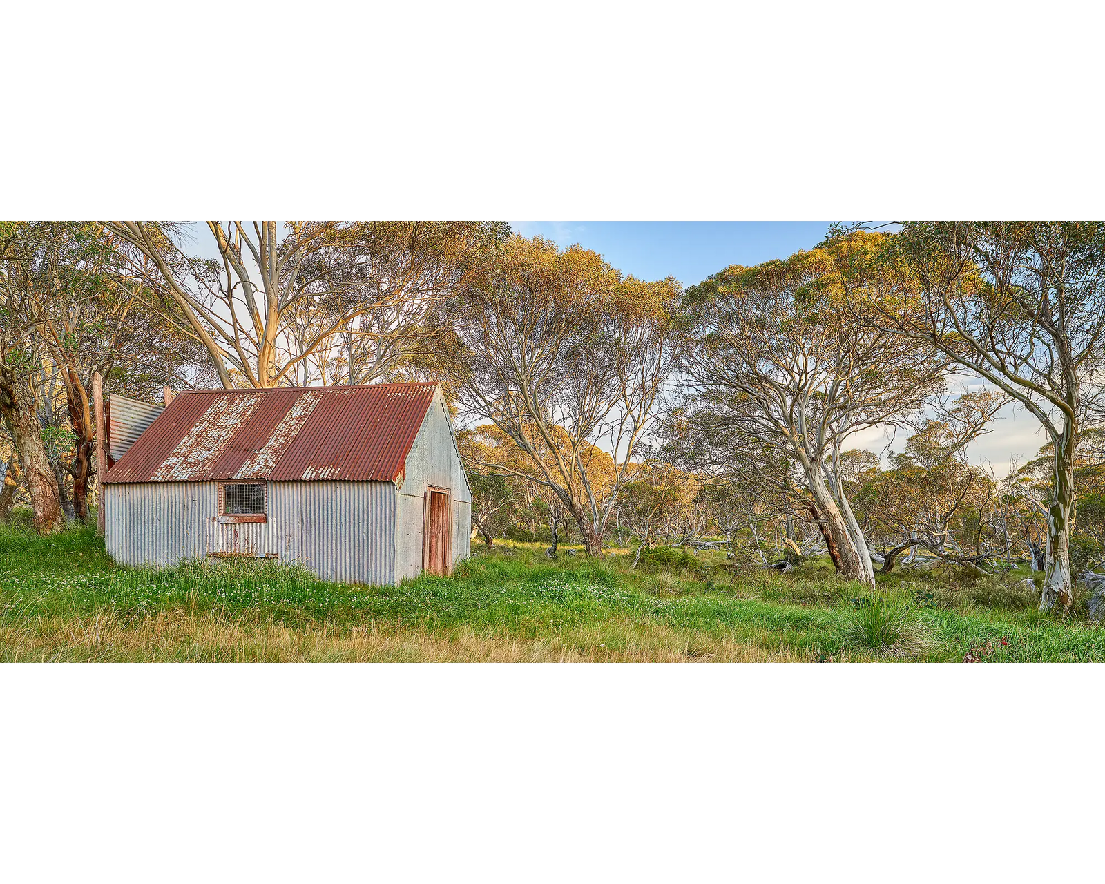 CRB Hut in summer, Dinner Plain, Victoria.