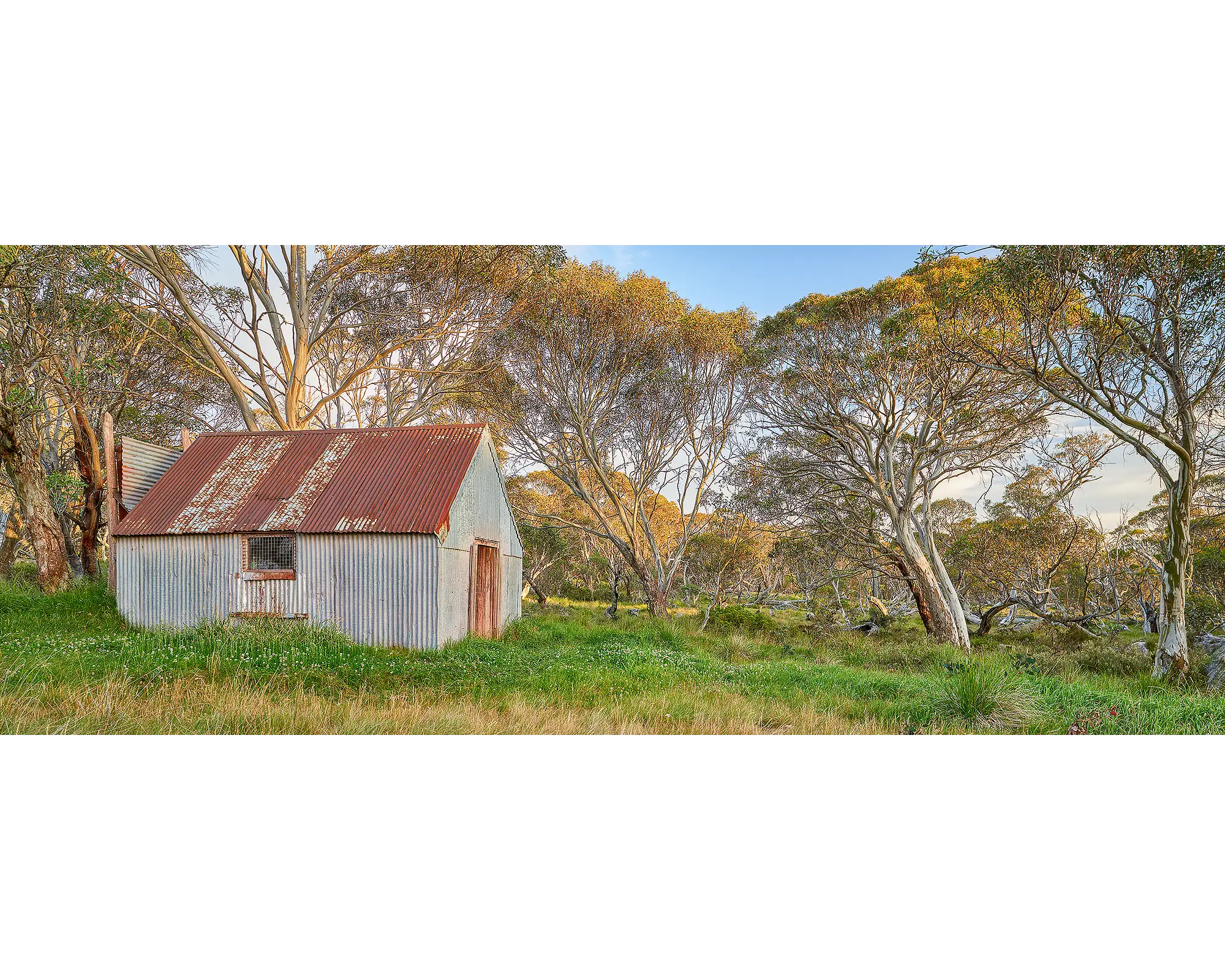 CRB Hut in summer, Dinner Plain, Victorian High Country.