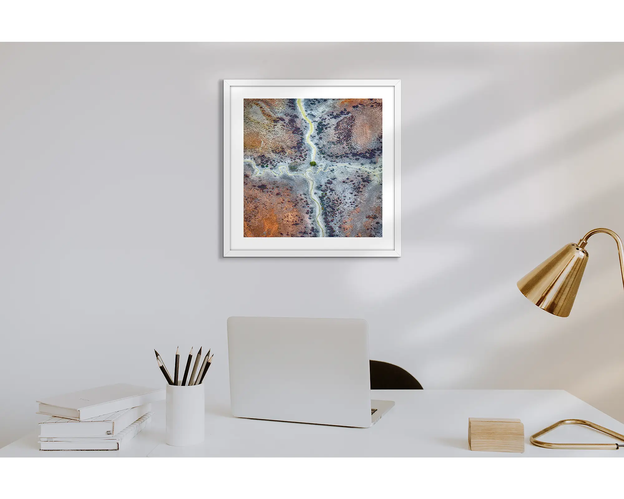 Crossroads. Abstract patterns, Roebuck Plains, The Kimberley, Western Australia.