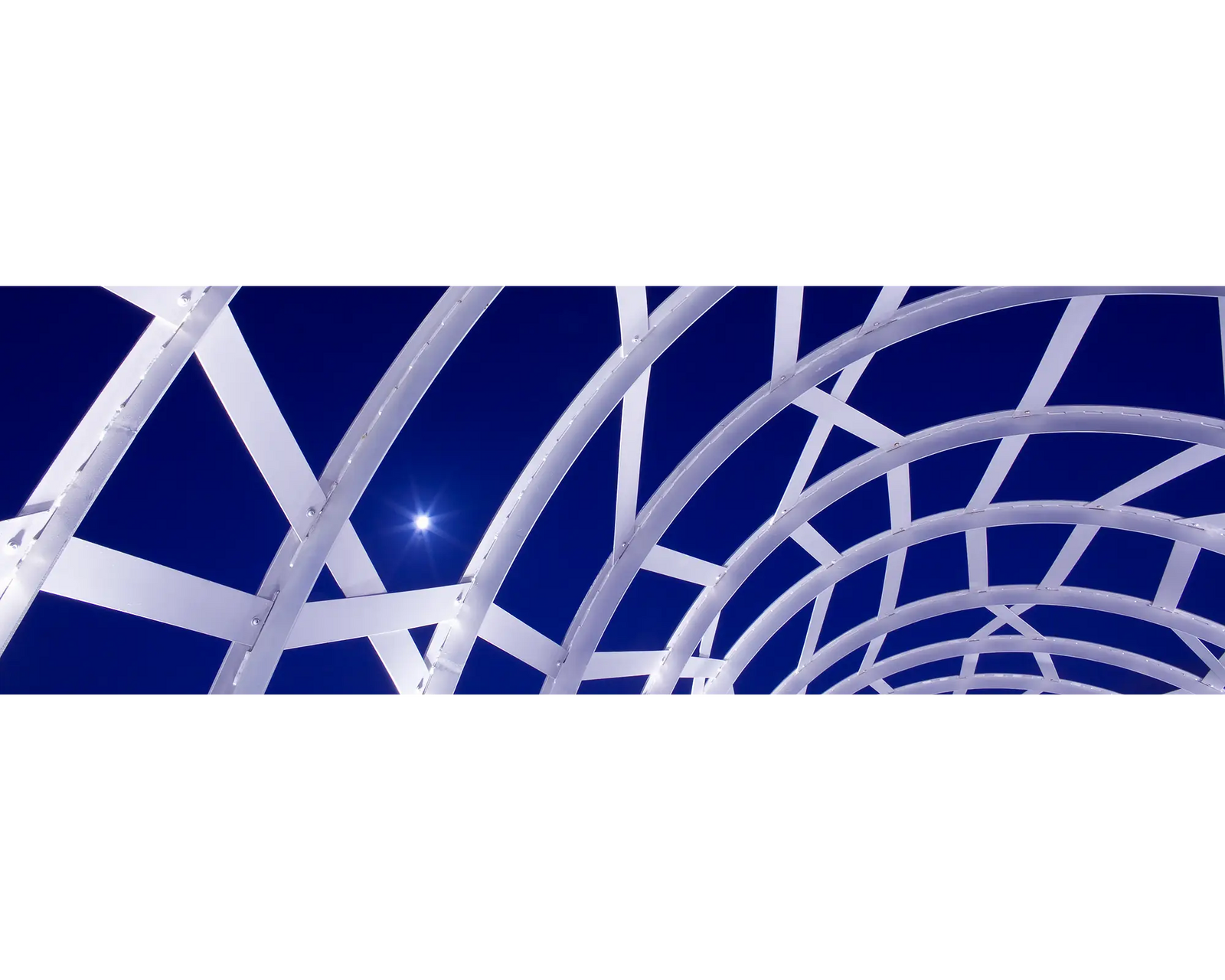 Docklands moonrise. Webb Bridge, Melbourne, Victoria.