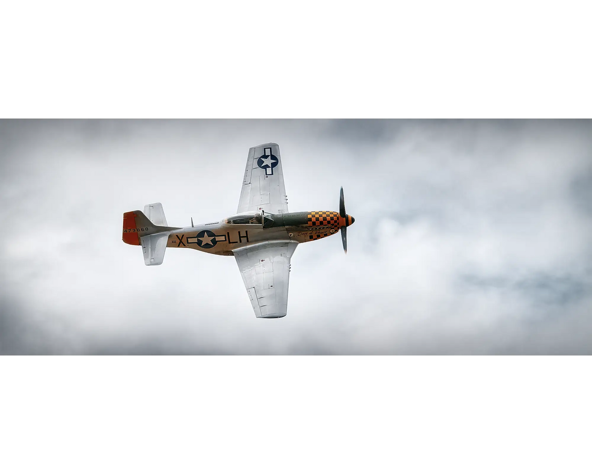 Dove Of Peace - P-51 Mustang in flight.