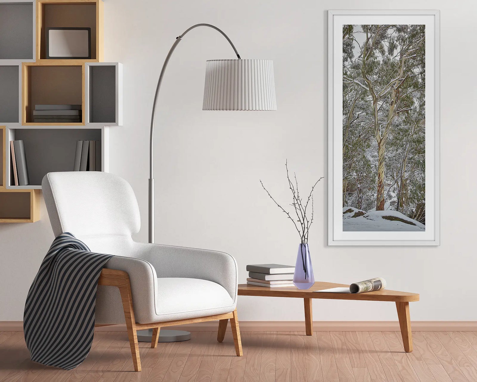 Dusting on Buffalo. Snow covered gum tree, Mount Buffalo National Park.