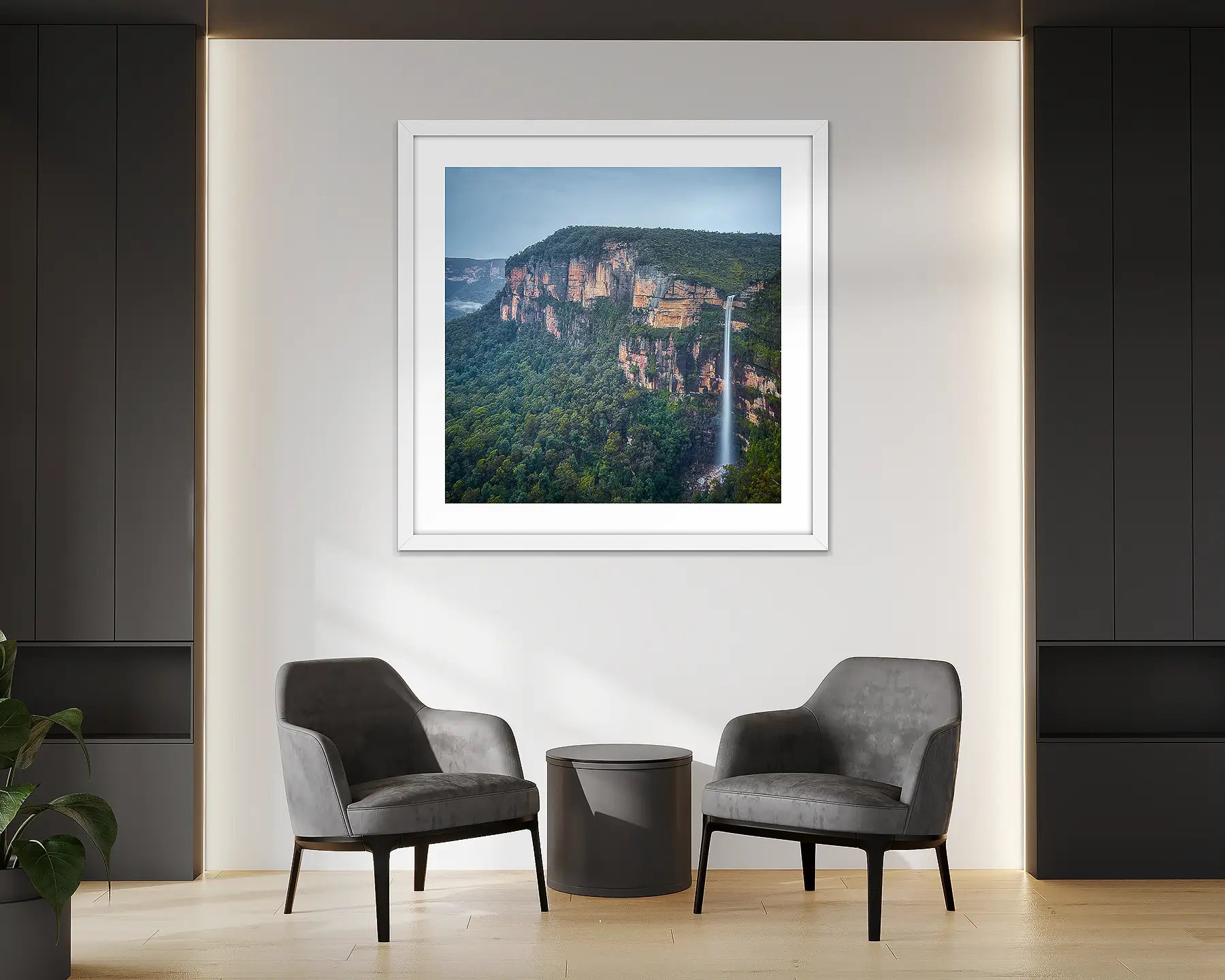 Edge Of Time - Bridal Veil Falls, Govetts Leap, Blue Mountains, New South Wales, Australia.