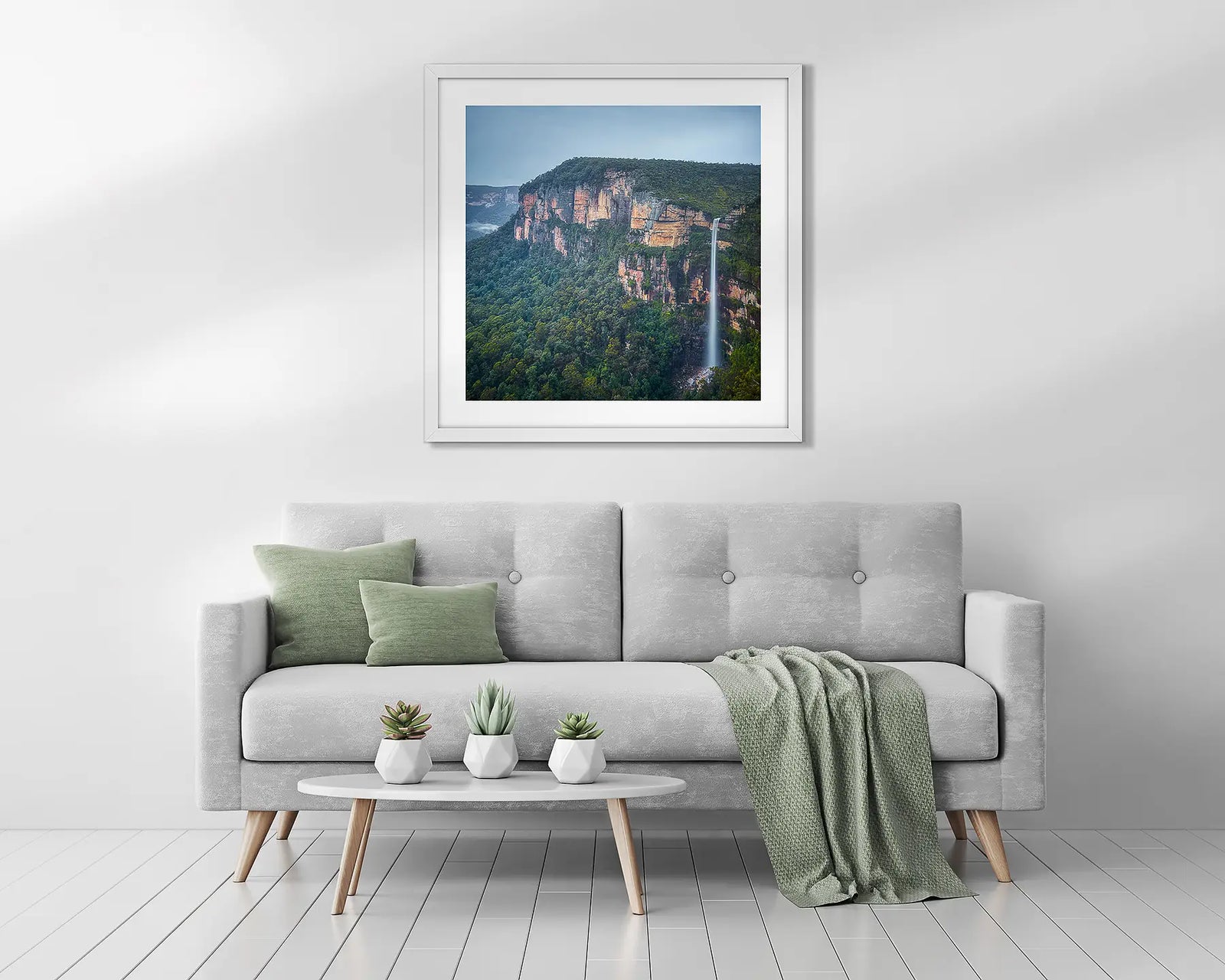 Edge Of Time. Bridal Veil Falls, Govett's Leap, Blue Mountains, New South Wales, Australia.