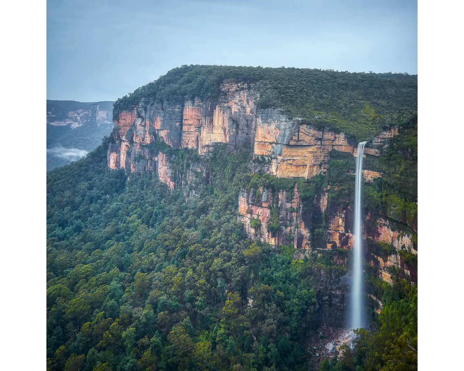 Edge of Time acrylic block, Bridal Veil Falls, Blue Mountains. 