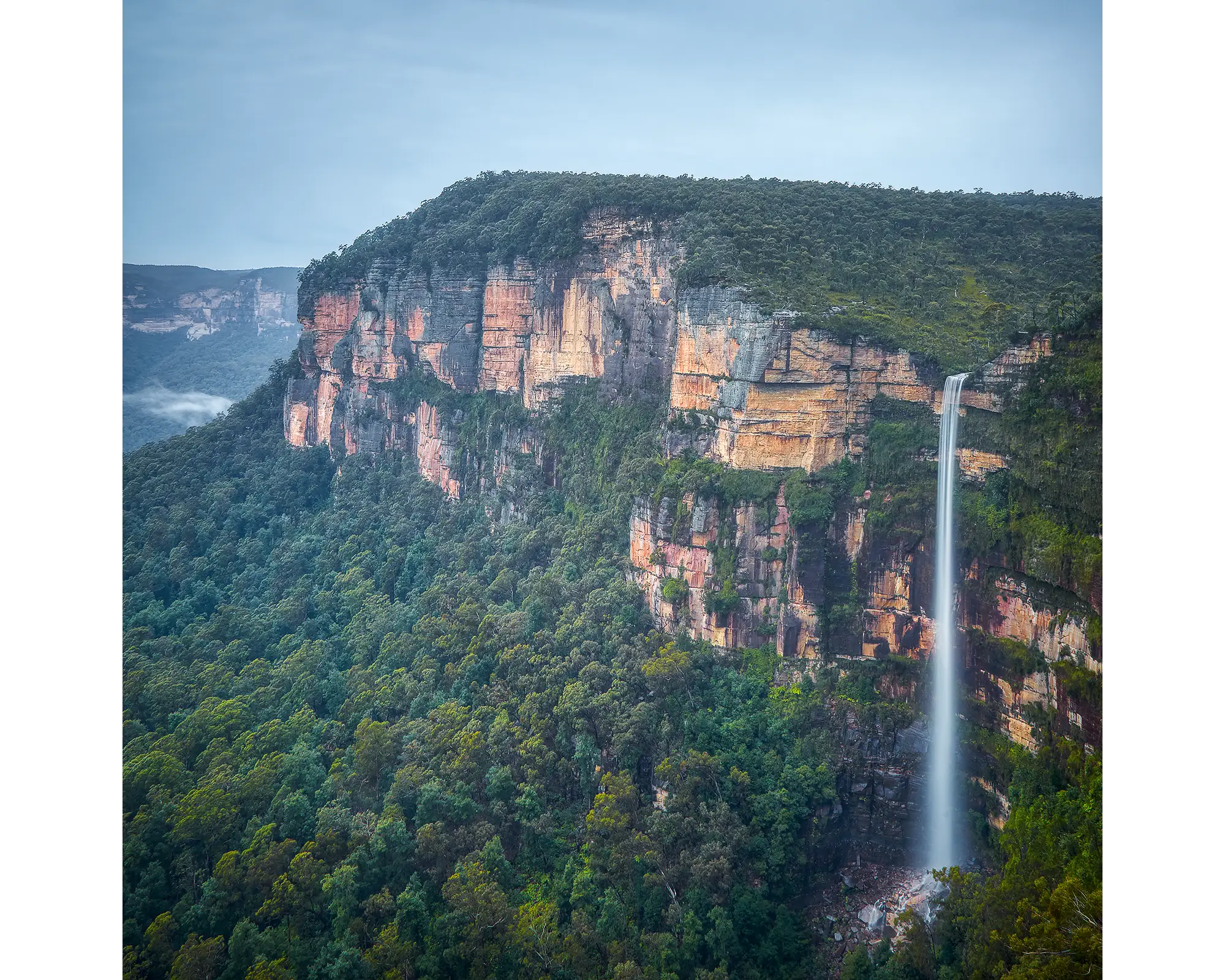 Edge Of Time - Bridal Veil Falls, Govetts Leap, Blue Mountains, New South Wales, Australia.