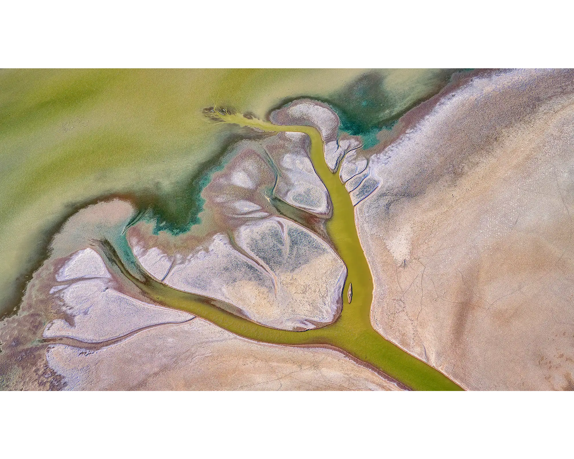 Embrace. Water flowing our from King River, The Kimberley, Western Australia.