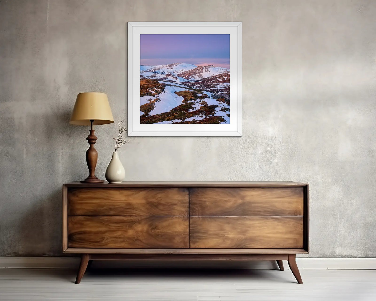 Escape to the Mountains. Sunset across Kosciuszko National Park, New South Wales, Australia. 