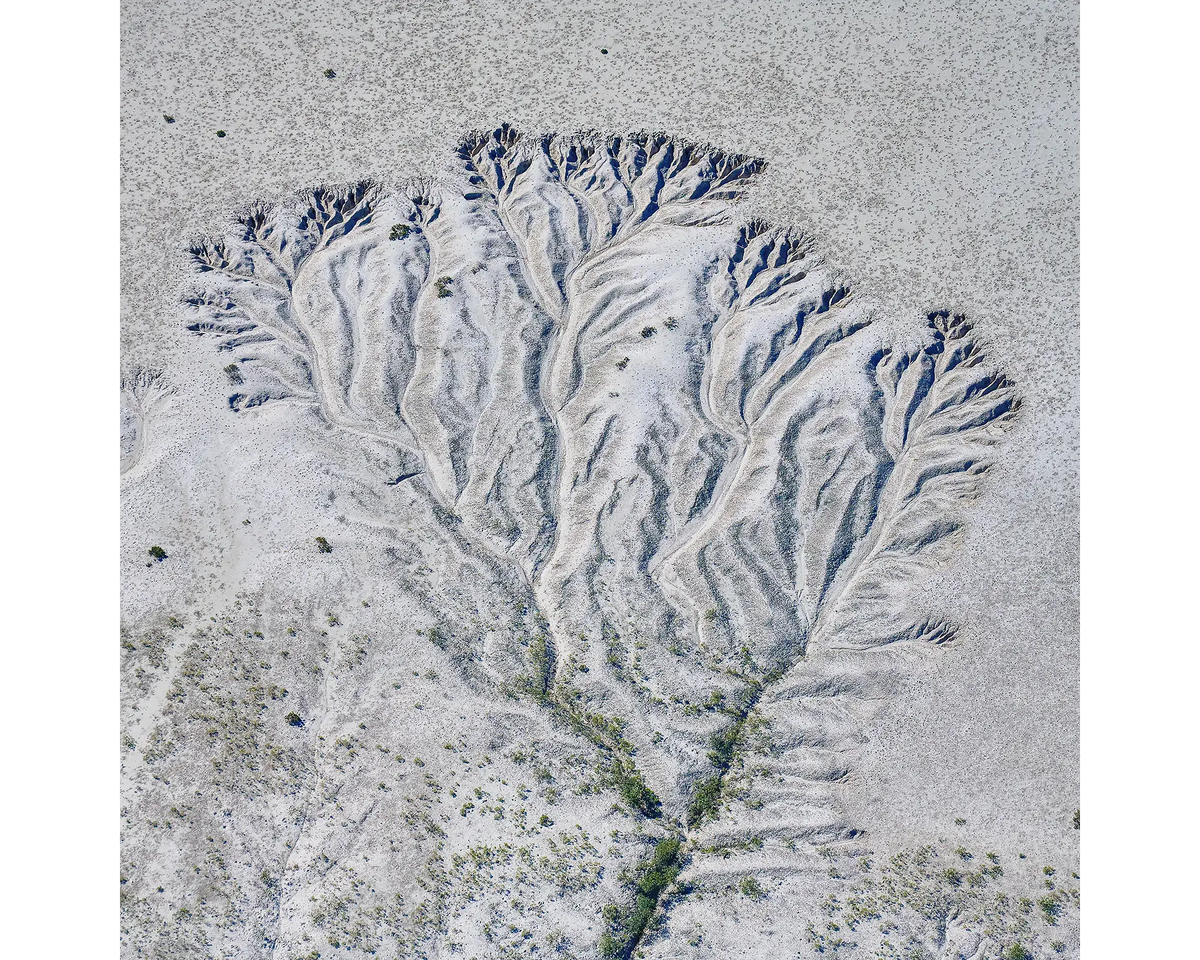 Tidal patterns in sand, Willie Creek, Kimberley, Western Australia.
